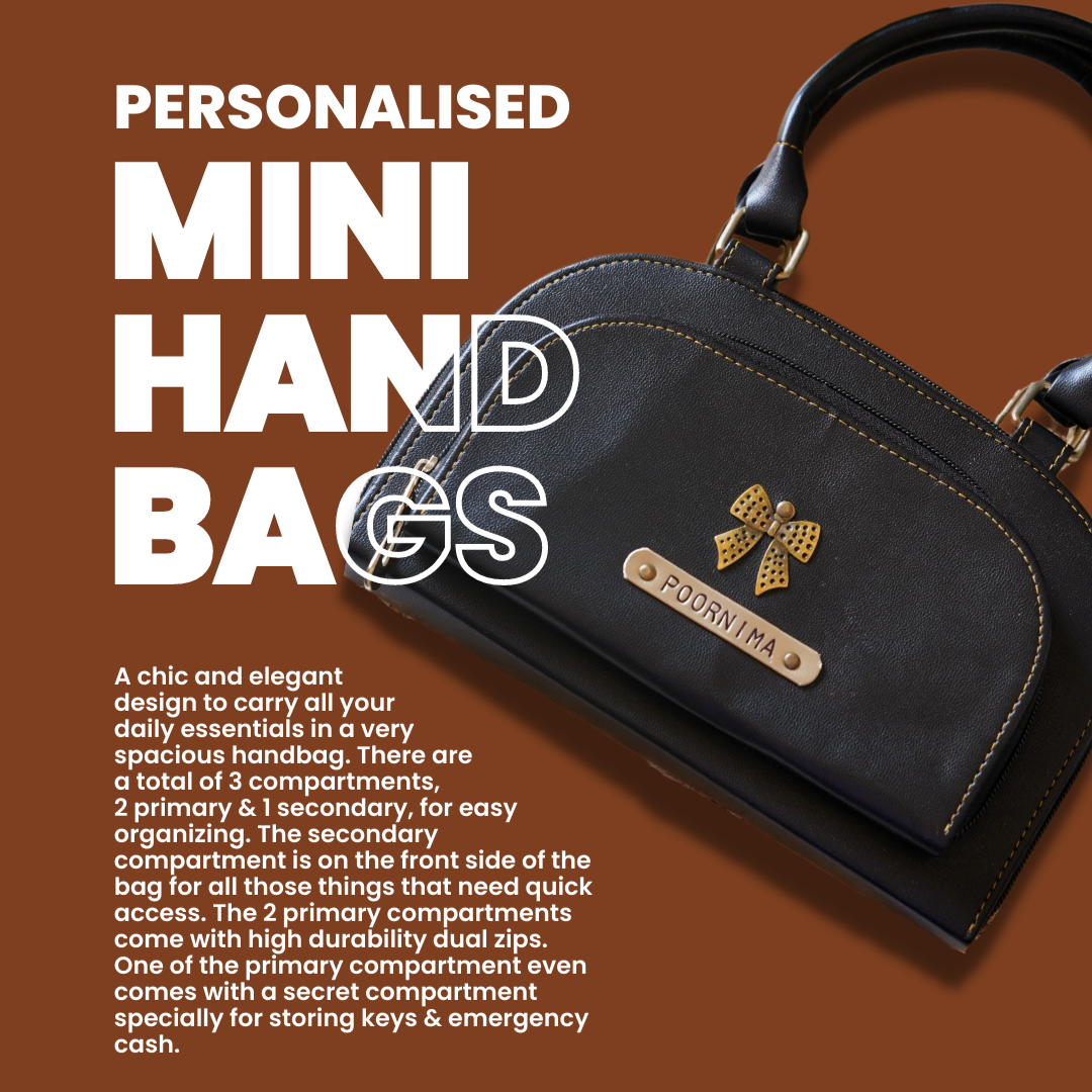 Personalised Mini Handbag MHB Customised Gifts The Gifting Era