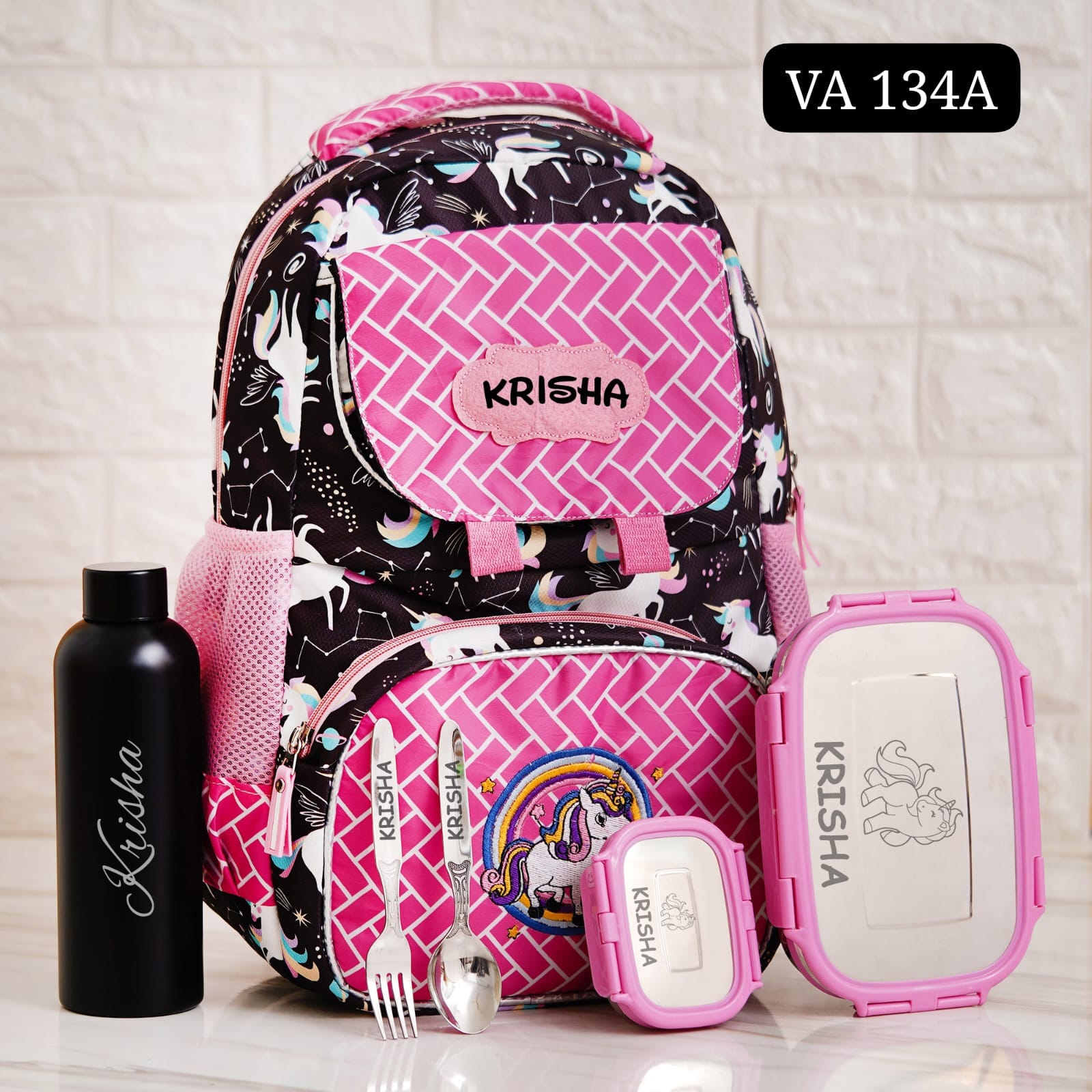 Personalised Kids Theme Classic Premium School Bag Hamper (VA132 - VA138)