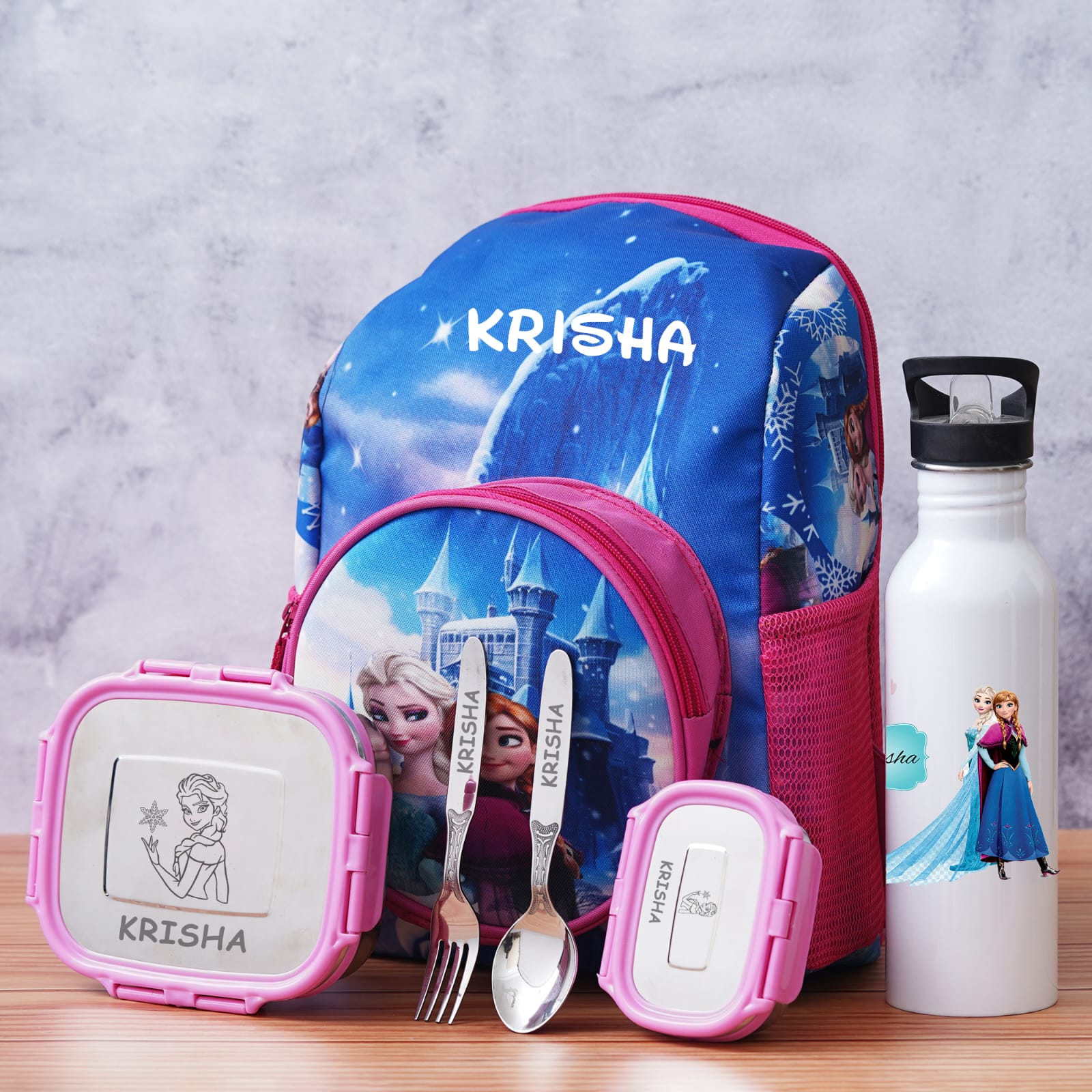 Personalised Junior Kids Theme Premium School Bag Hamper