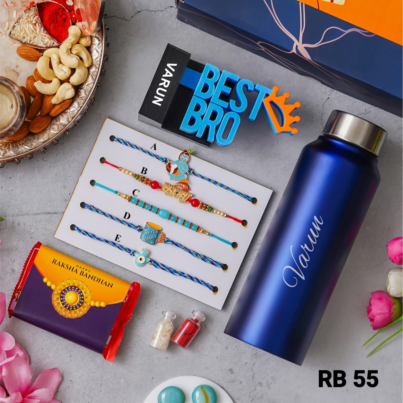 Personalised Best Bro Rakhi Hamper - RB55 - Raksha Bandhan Special - The Gifting Era