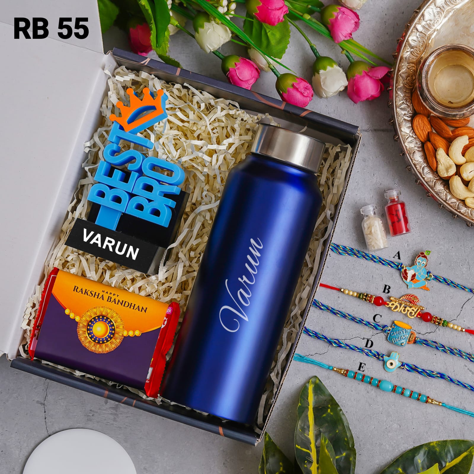 Personalised Best Bro Rakhi Hamper - RB55 - Raksha Bandhan Special - The Gifting Era