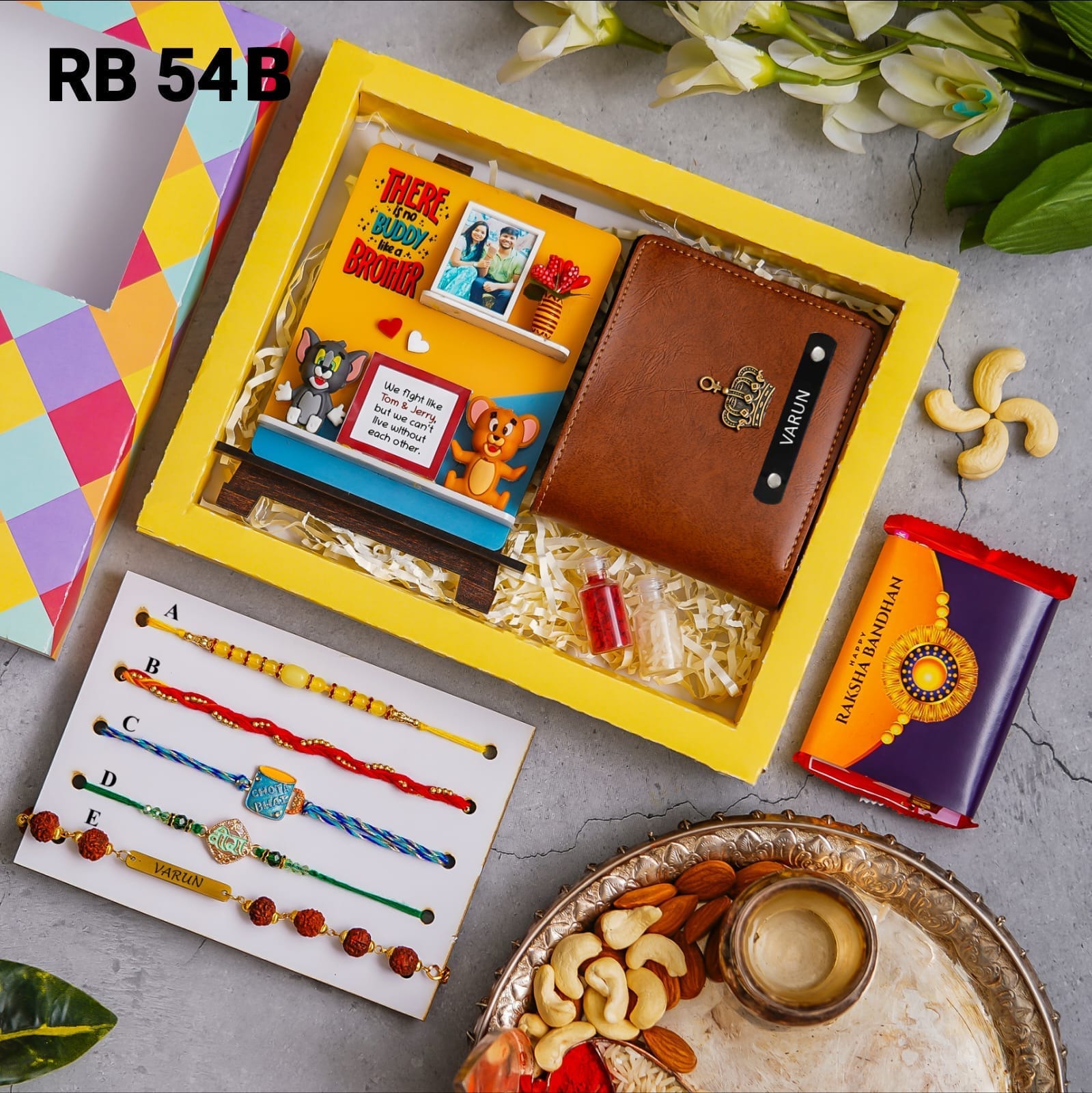 Personalised Raksha Bandhan Hamper - RB54 A/B - Raksha Bandhan Special - The Gifting Era