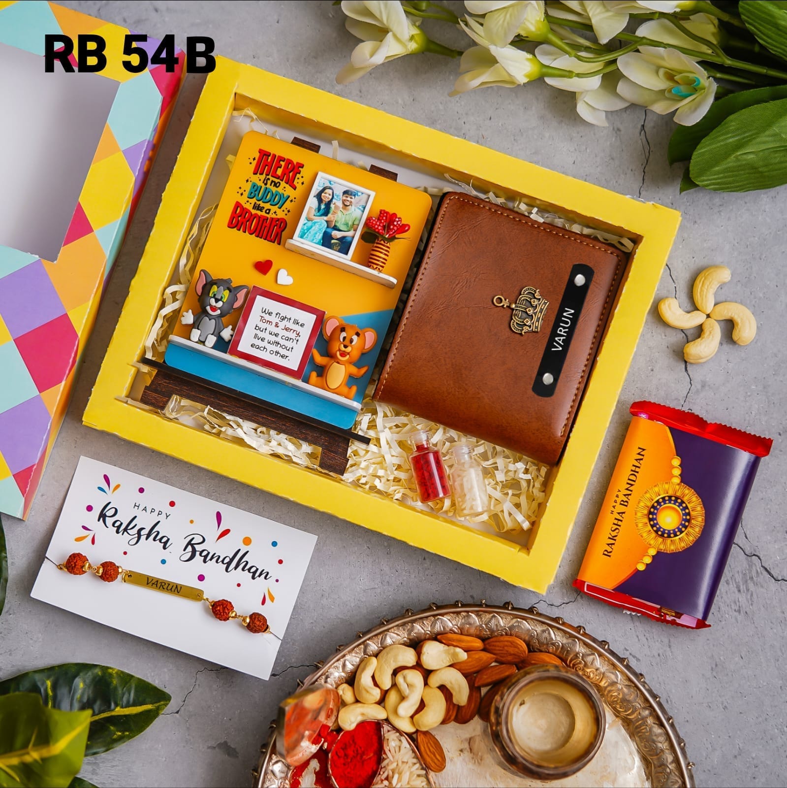 Personalised Raksha Bandhan Hamper - RB54 A/B - Raksha Bandhan Special - The Gifting Era
