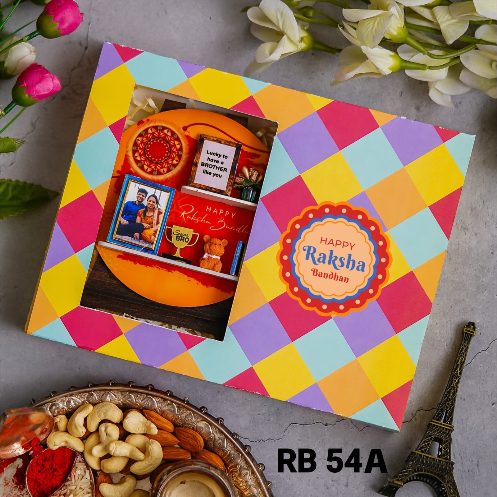 Personalised Raksha Bandhan Hamper - RB54 A/B - Raksha Bandhan Special - The Gifting Era