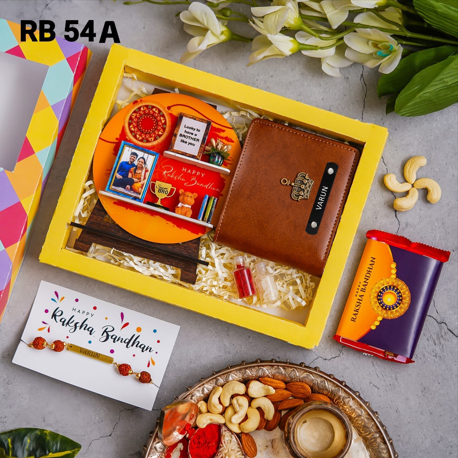 Personalised Raksha Bandhan Hamper - RB54 A/B - Raksha Bandhan Special - The Gifting Era