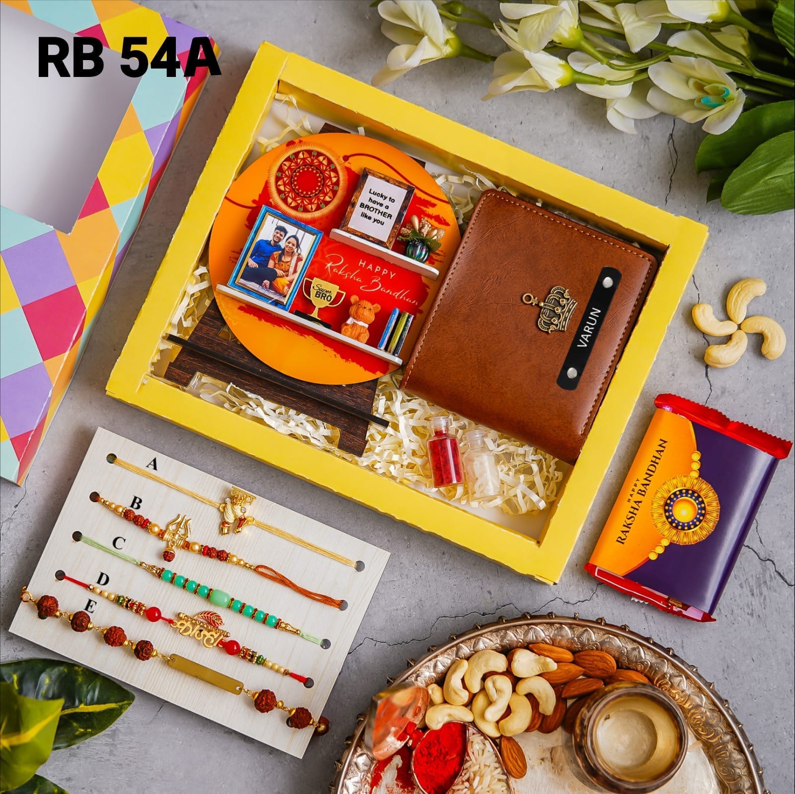 Personalised Raksha Bandhan Hamper - RB54 A/B - Raksha Bandhan Special - The Gifting Era