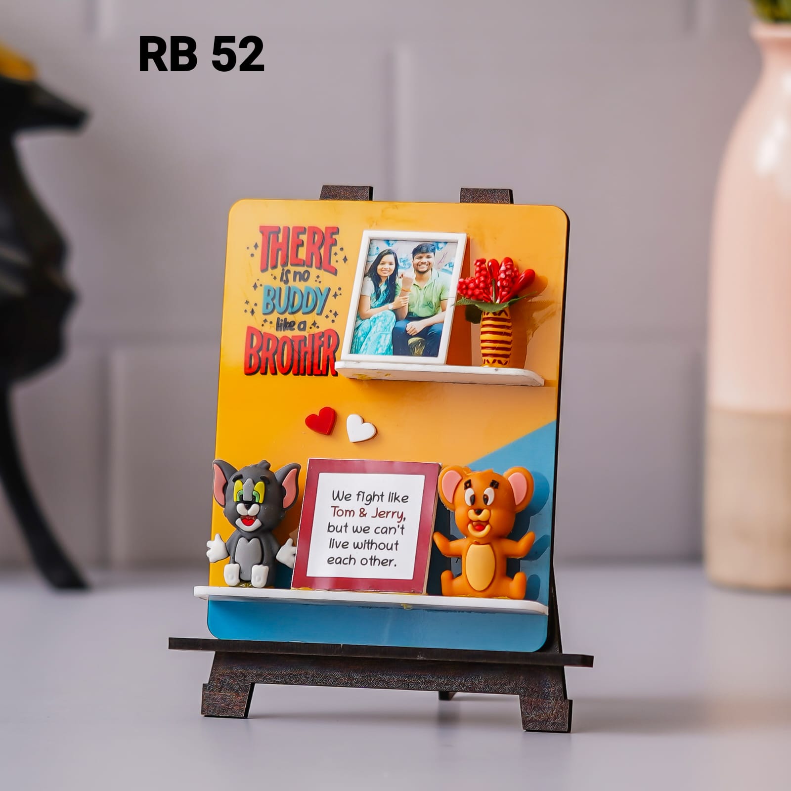 Personalised Tom & Jerry Theme Raksha Bandhan Hamper - RB52 - Raksha Bandhan Special - The Gifting Era