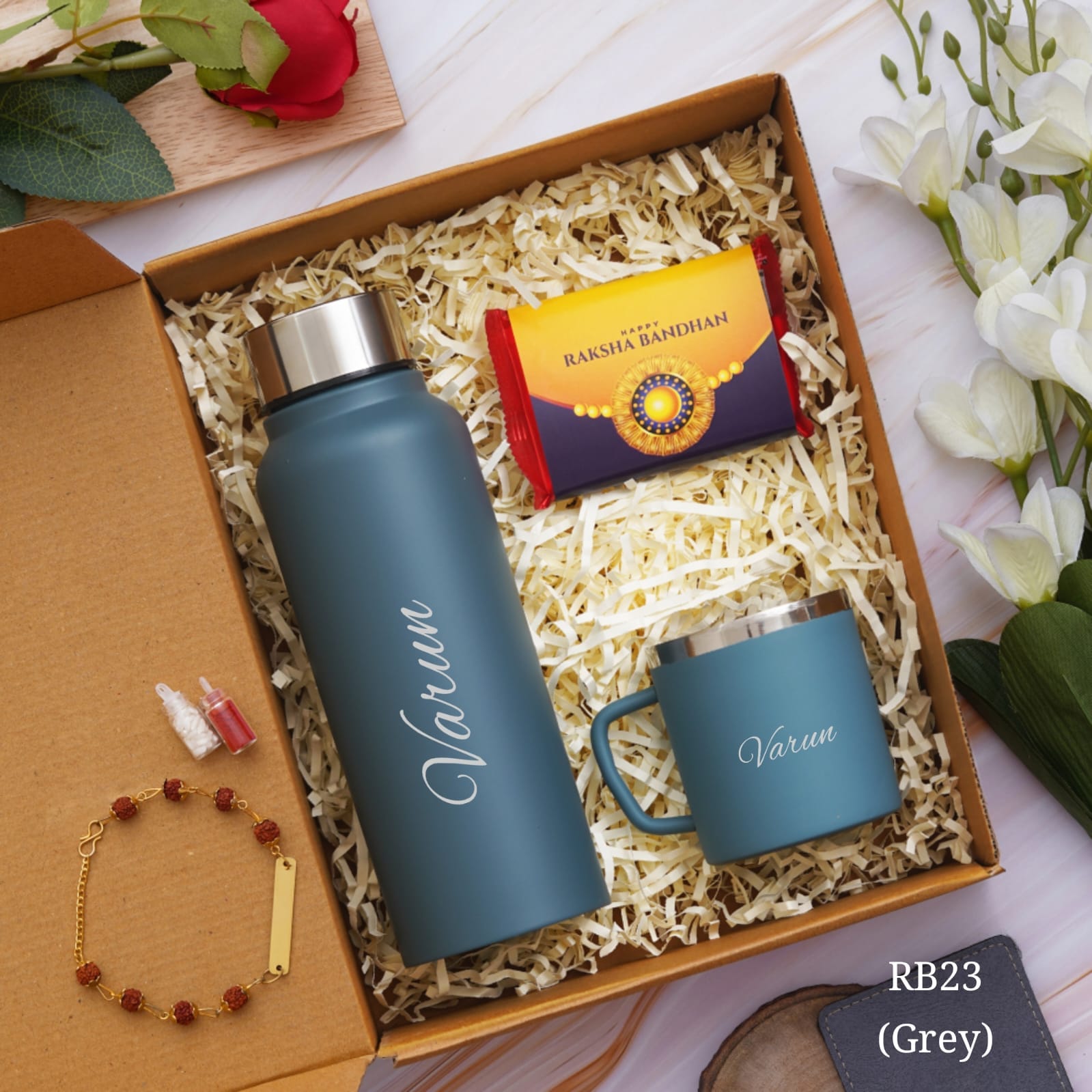 Personalised Raksha Bandhan Hamper - RB23 - Raksha Bandhan Special - The Gifting Era