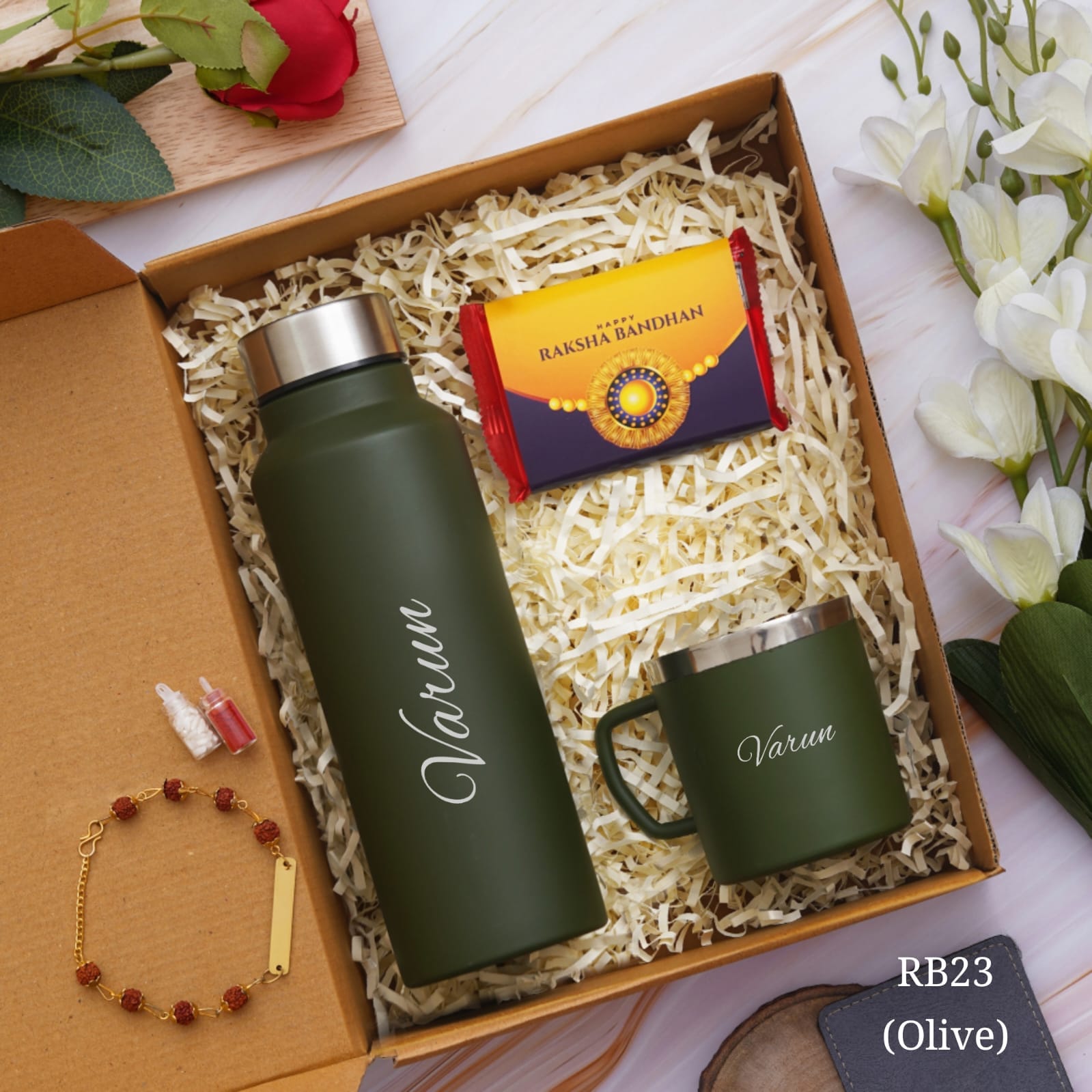 Personalised Raksha Bandhan Hamper - RB23 - Raksha Bandhan Special - The Gifting Era