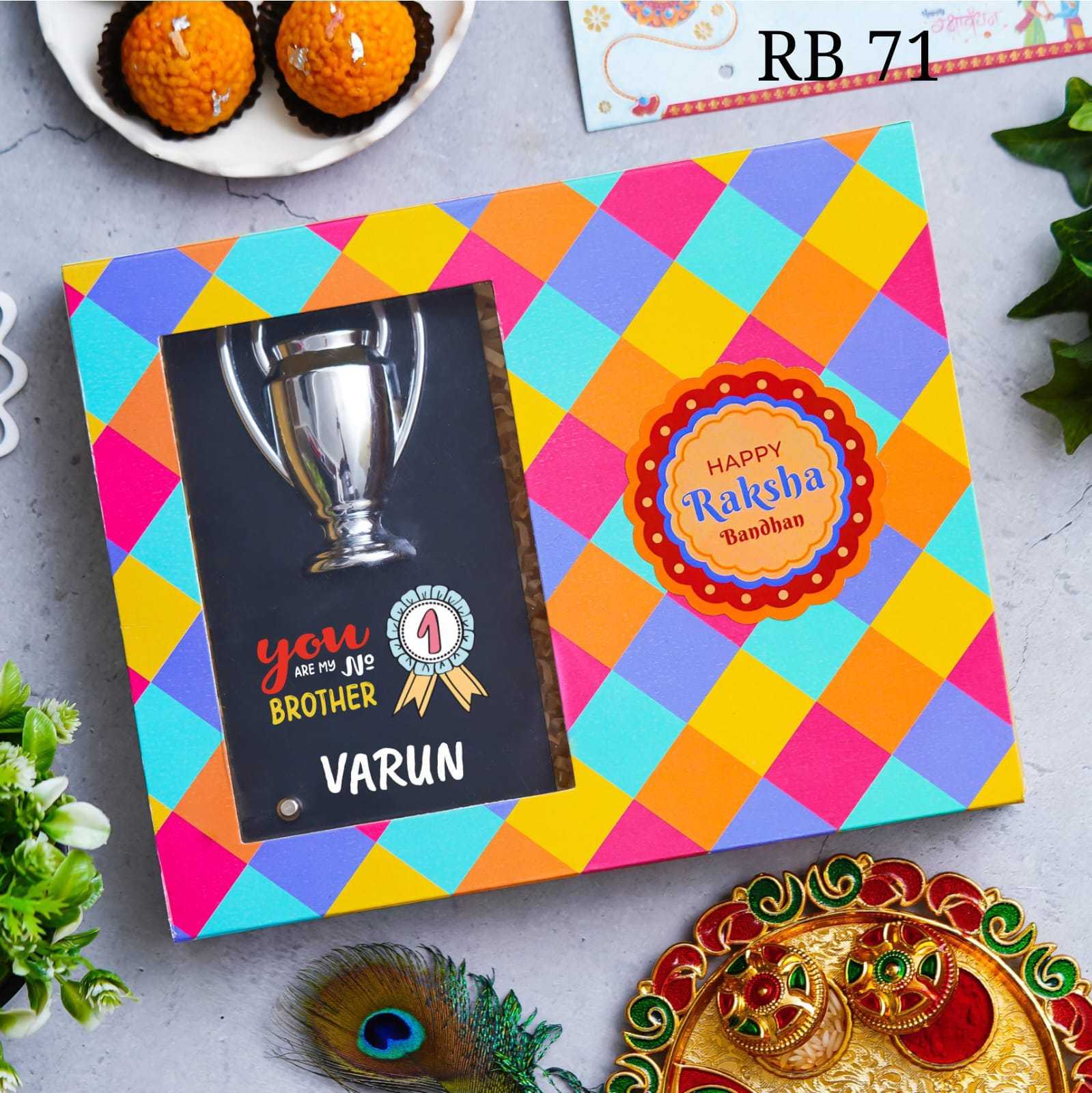 Personalised Rkasha Bandhan Hamper - RB71 - Raksha Bandhan Special - The Gifting Era
