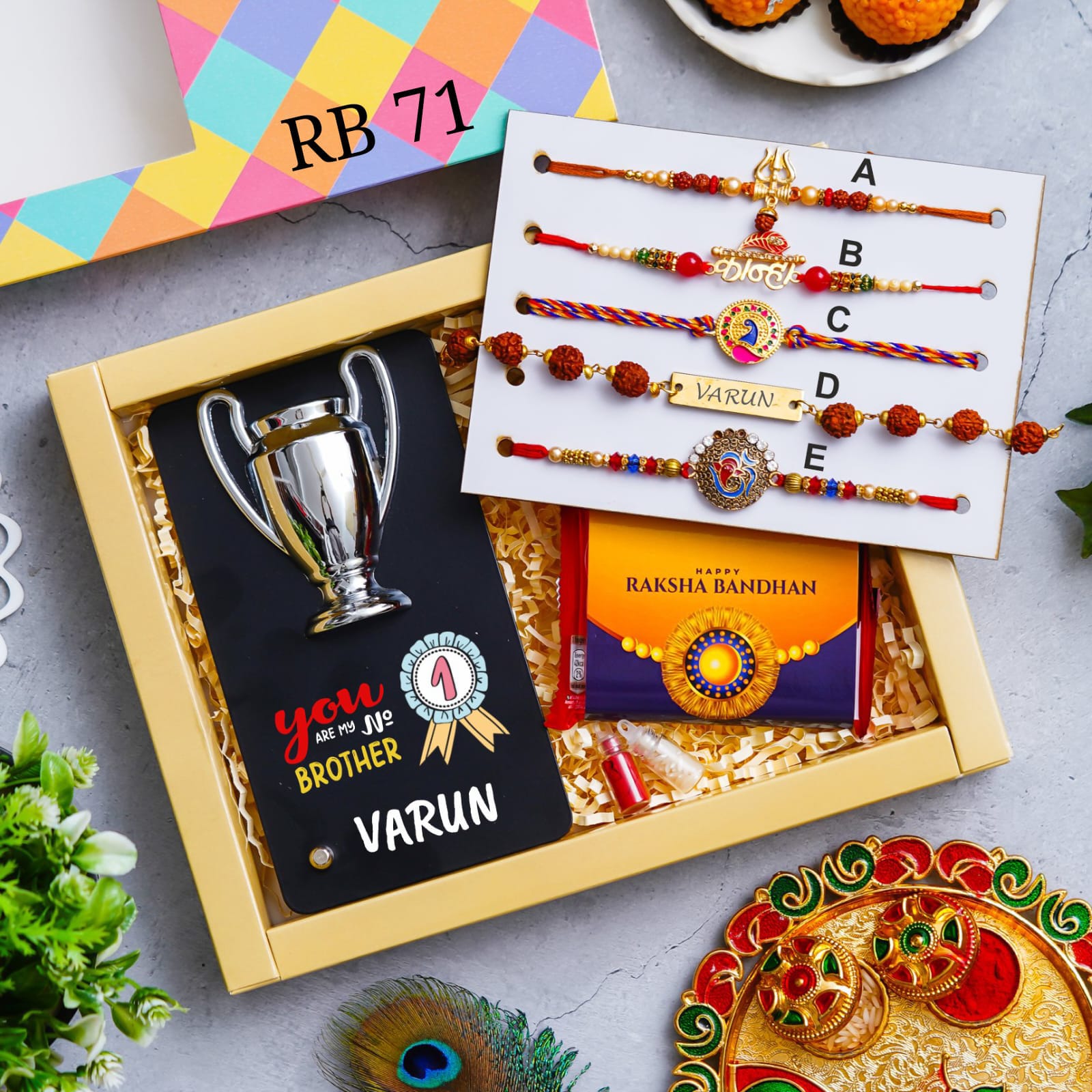 Personalised Rkasha Bandhan Hamper - RB71 - Raksha Bandhan Special - The Gifting Era