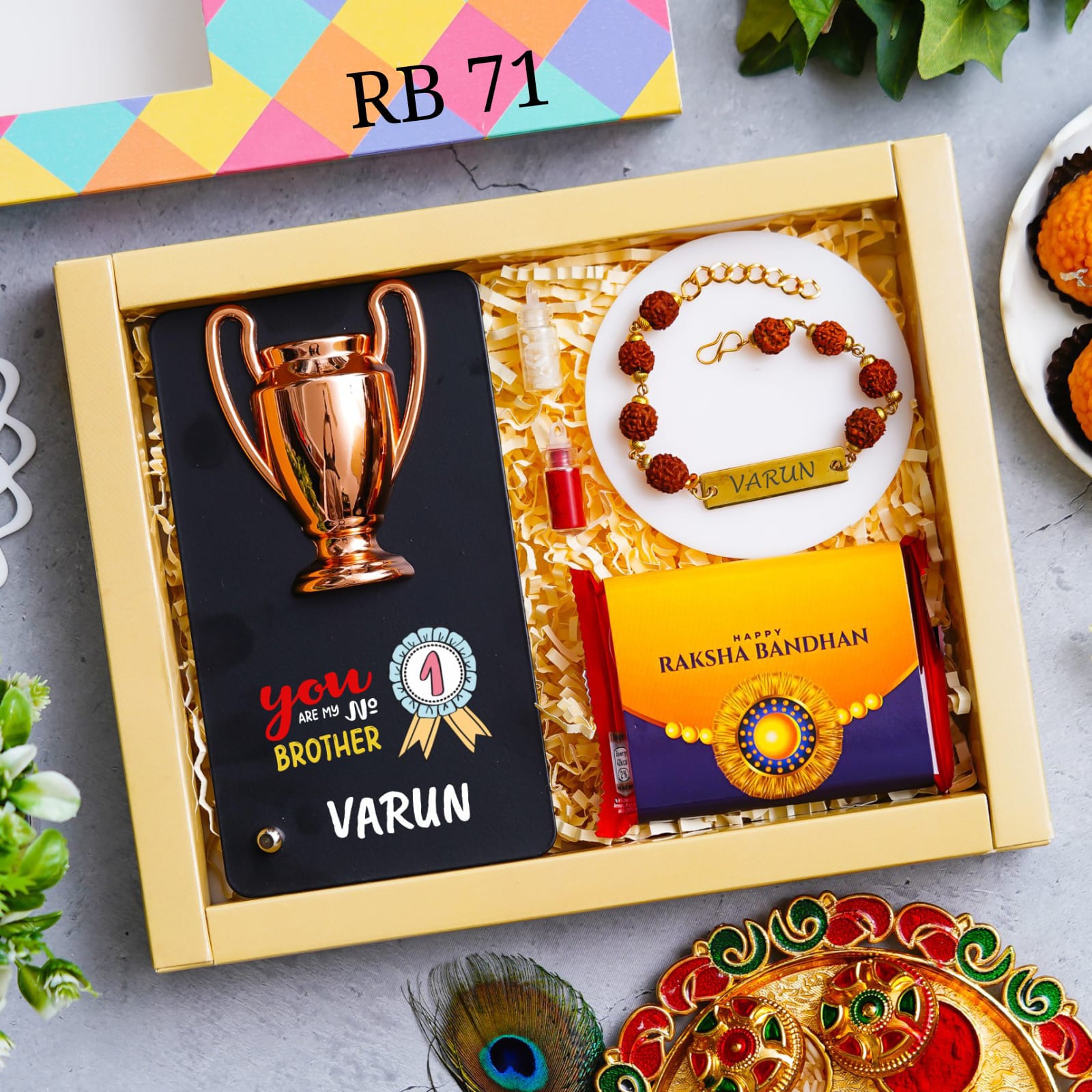 Personalised Rkasha Bandhan Hamper - RB71 - Raksha Bandhan Special - The Gifting Era