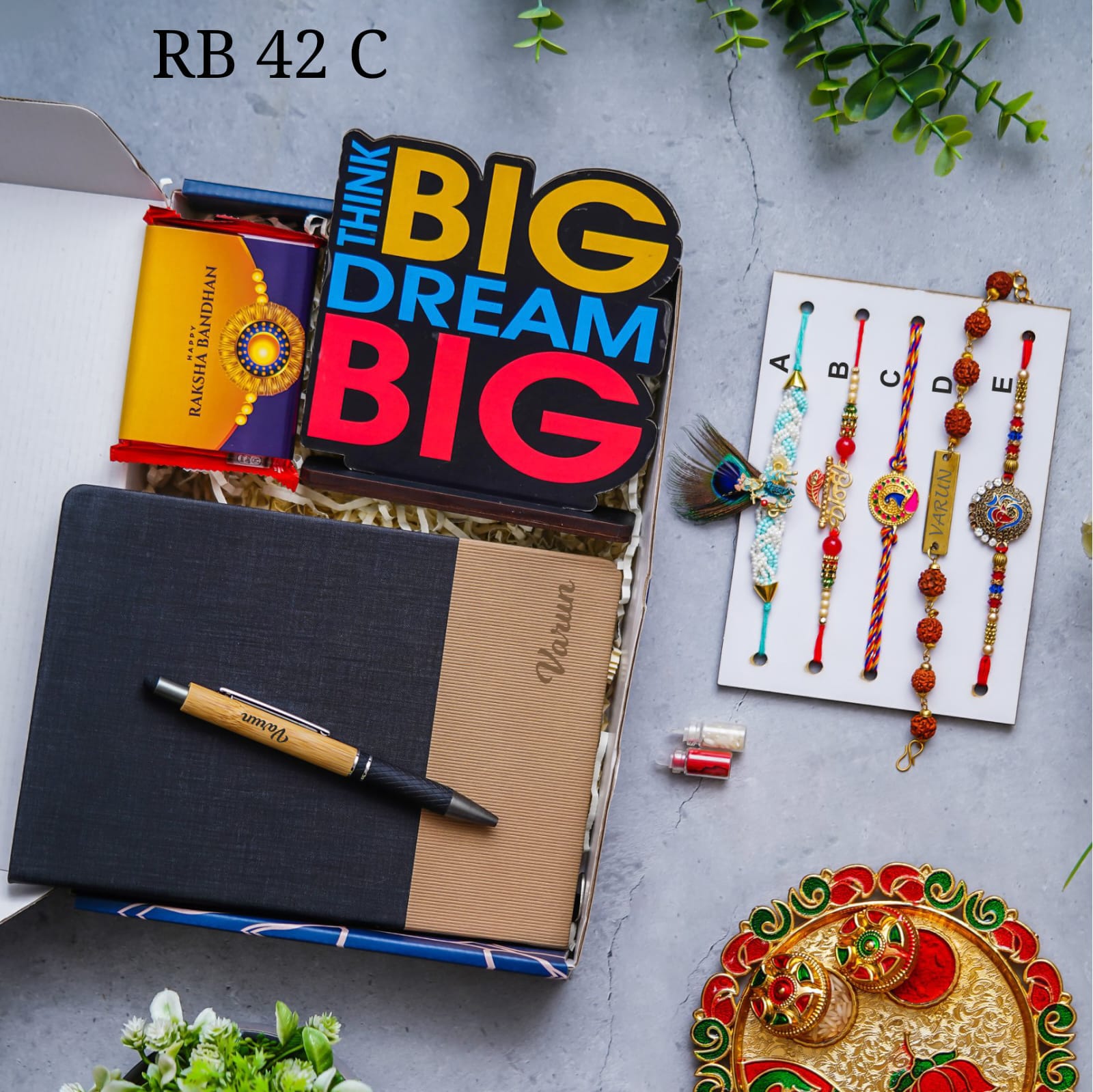 Personalised Raksha Bandhan Hamper - RB42 A/B/C - Raksha Bandhan Special - The Gifting Era