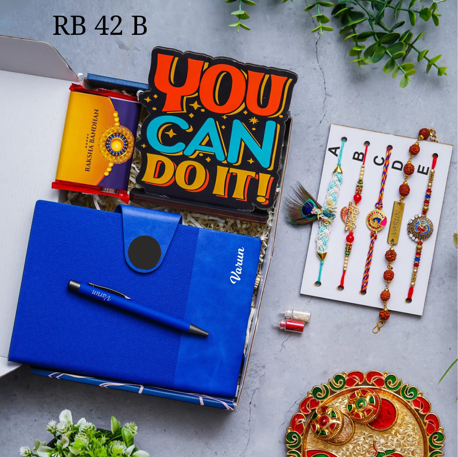 Personalised Raksha Bandhan Hamper - RB42 A/B/C - Raksha Bandhan Special - The Gifting Era