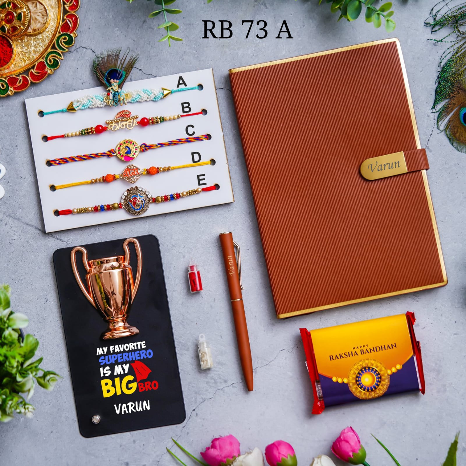 Personalised Raksha Bandhan Hamper - RB73 - Raksha Bandhan Special - The Gifting Era