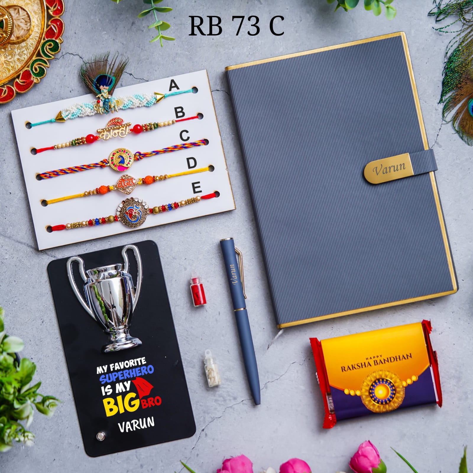 Personalised Raksha Bandhan Hamper - RB73 - Raksha Bandhan Special - The Gifting Era