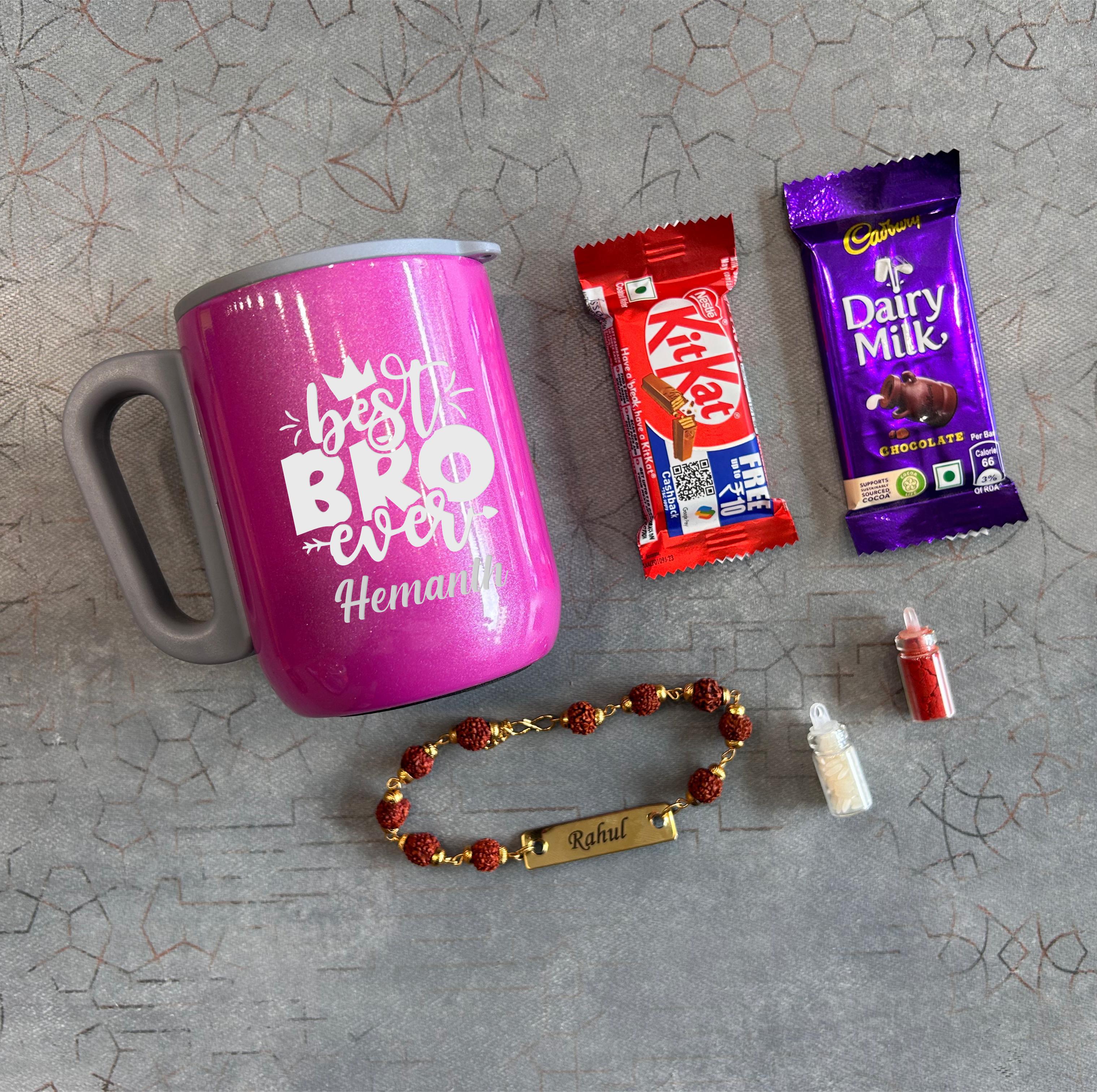 Personalised Rakhi Combo 8.0 - Raksha Bandhan Special