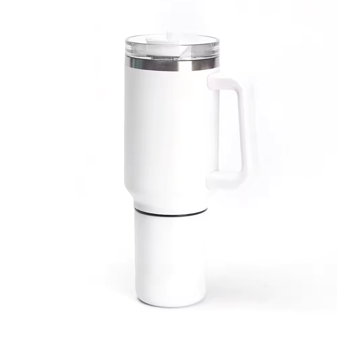 India's 1st - Personalised Sip & Eat Duo Vacuum Insulated 800ML Sipper Tumbler With 400ML Food Jar