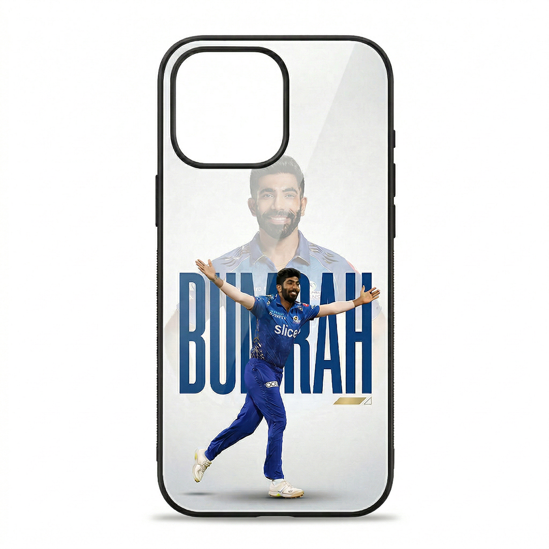 Boom Boom Bumrah - IPL Edition Metallic Glossy Finish TPU 360° Protection Phone Case - The Gifting Era