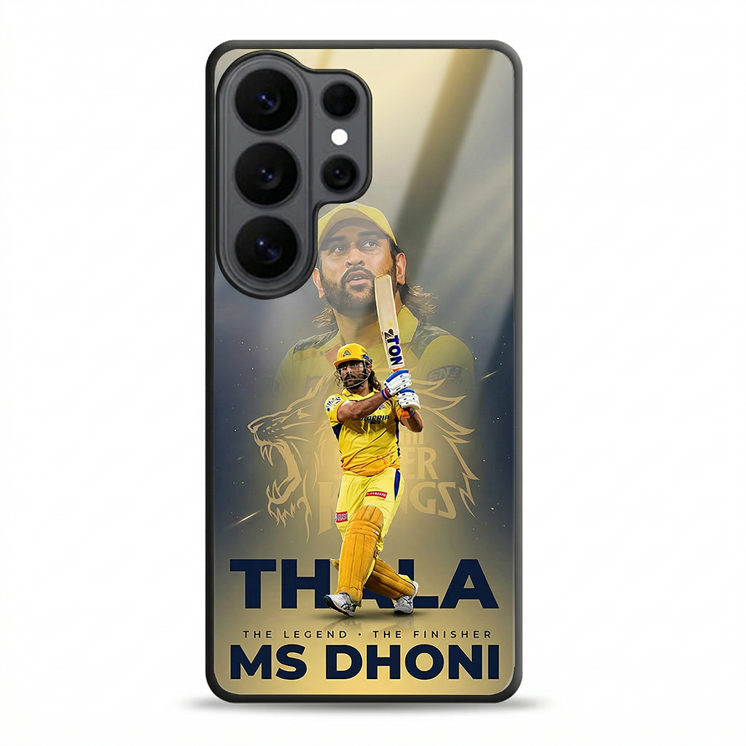 Lion of Chennai — Thala MSD - IPL Edition Metallic Glossy Finish TPU 360° Protection Phone Case - The Gifting Era