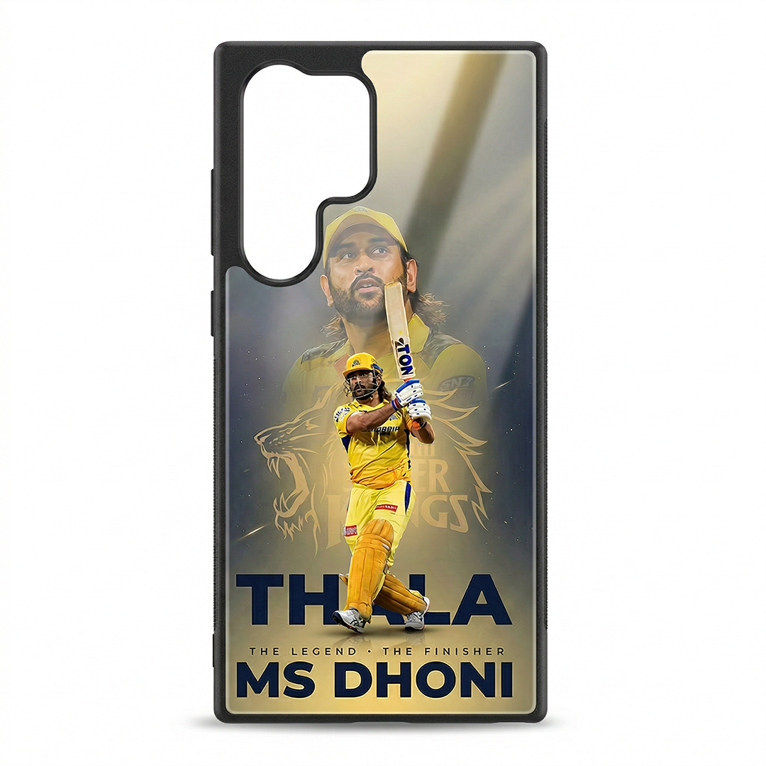 Lion of Chennai — Thala MSD - IPL Edition Metallic Glossy Finish TPU 360° Protection Phone Case - The Gifting Era