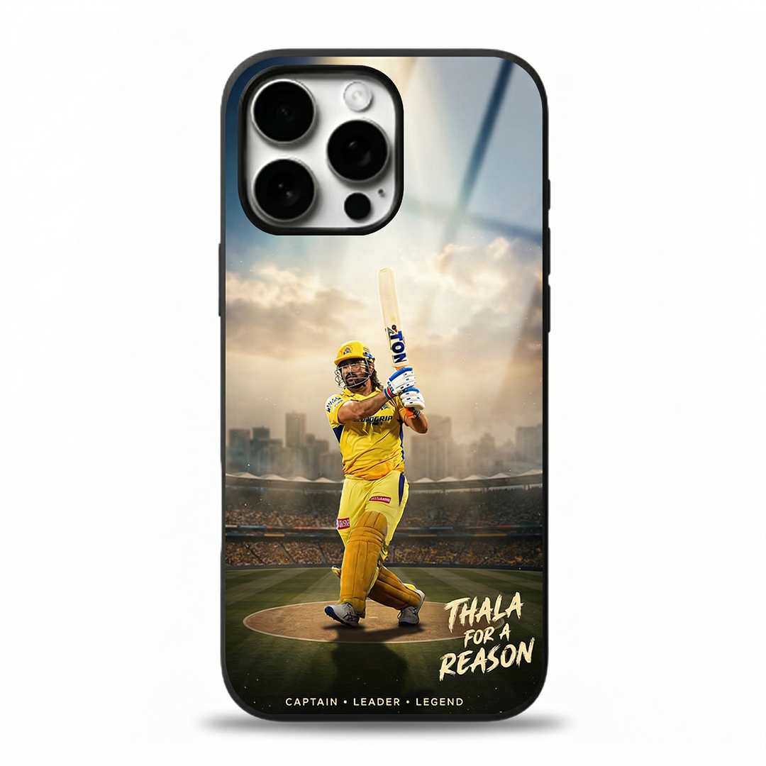 Thala for a Reason — MSD - IPL Edition Metallic Glossy Finish TPU 360° Protection Phone Case - The Gifting Era