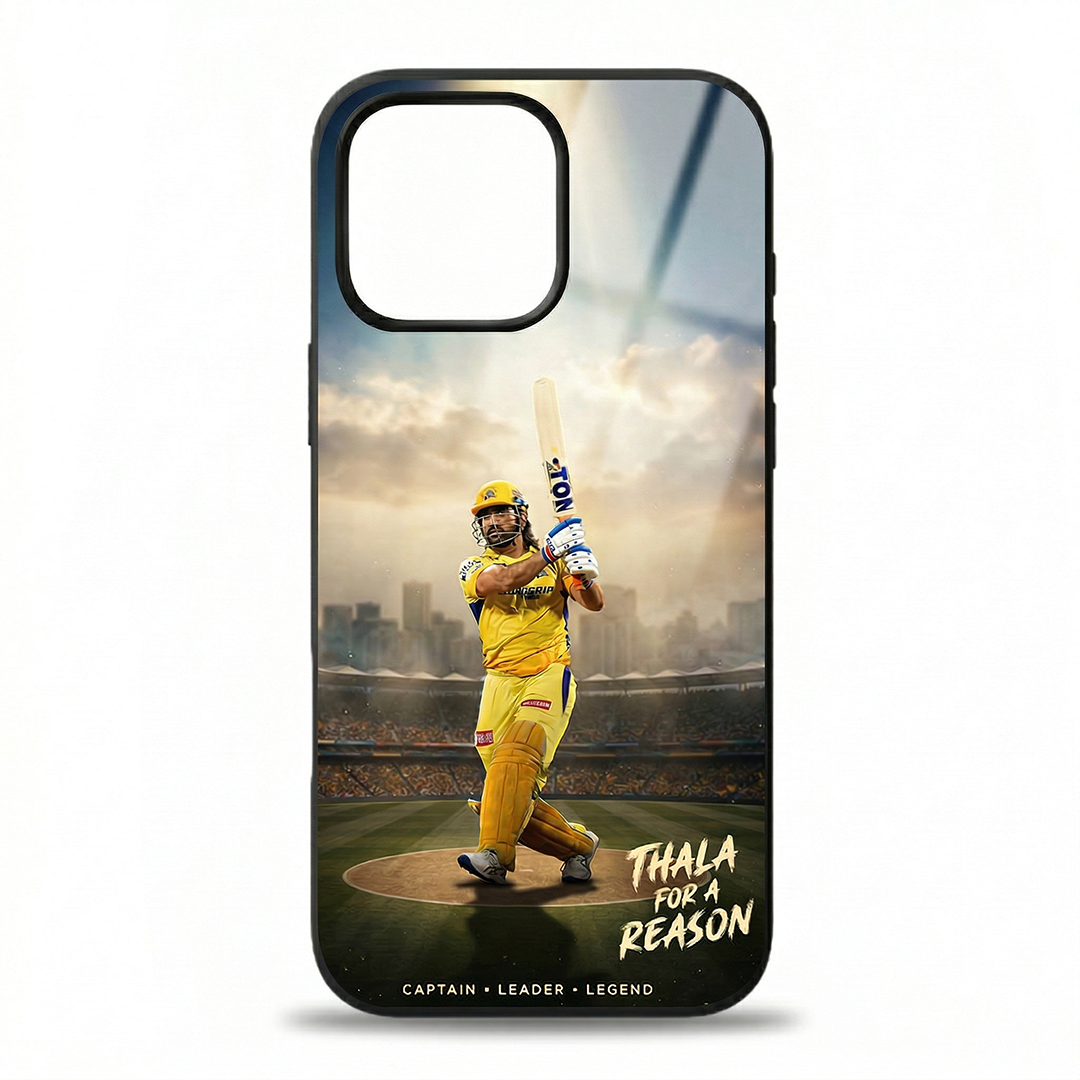 Thala for a Reason — MSD - IPL Edition Metallic Glossy Finish TPU 360° Protection Phone Case - The Gifting Era