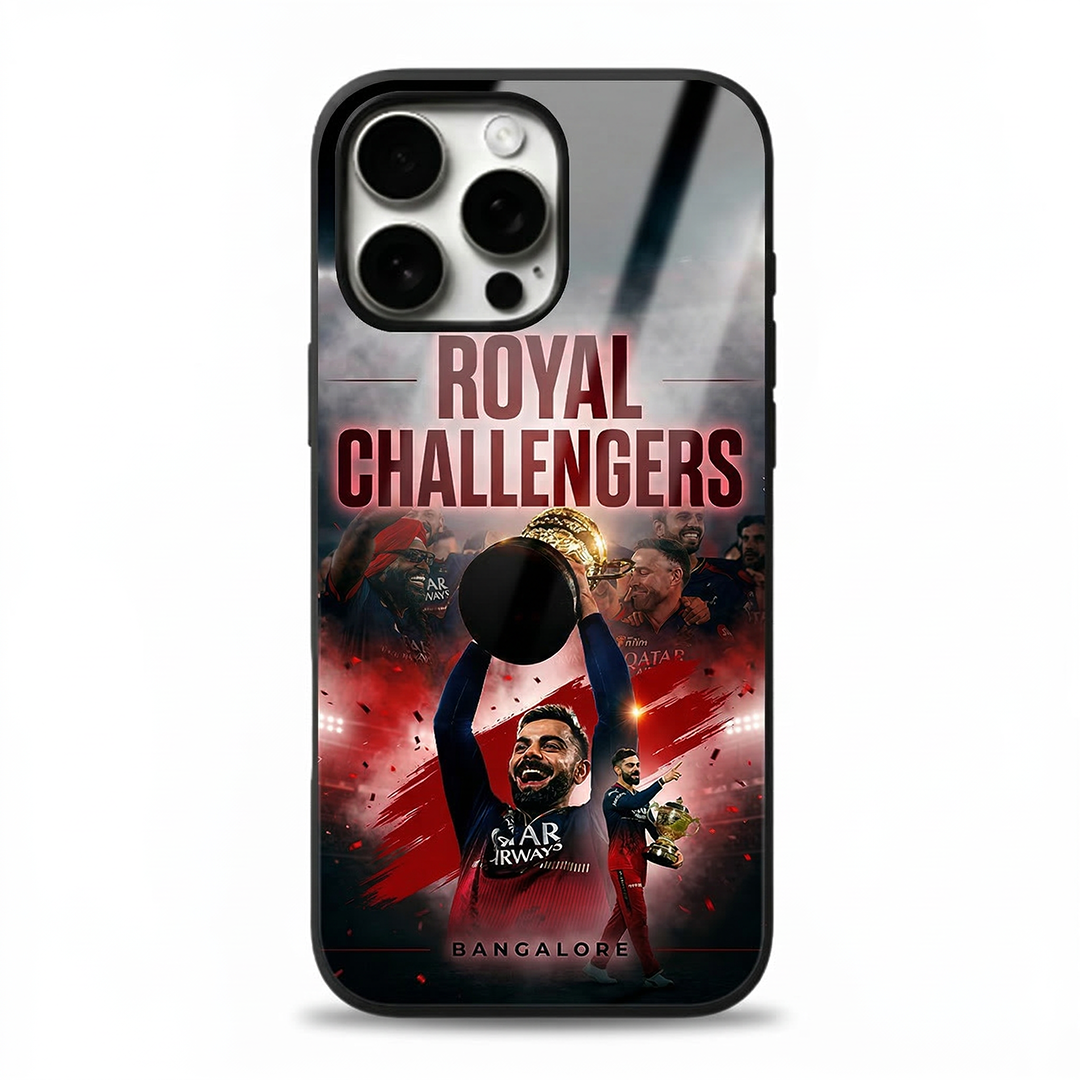 RCB Champions Glory - IPL Edition Metallic Glossy Finish TPU 360° Protection Phone Case - The Gifting Era