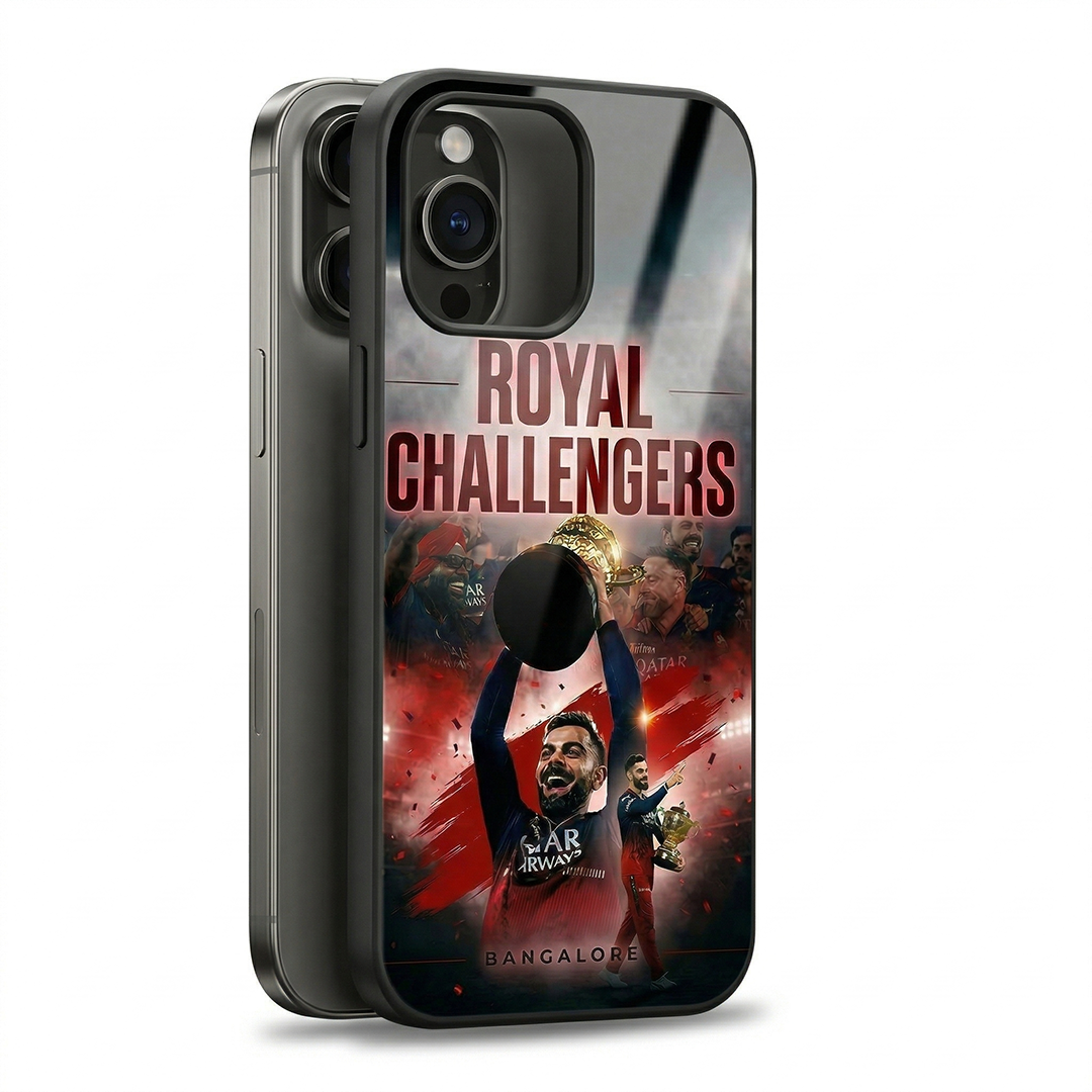 RCB Champions Glory - IPL Edition Metallic Glossy Finish TPU 360° Protection Phone Case