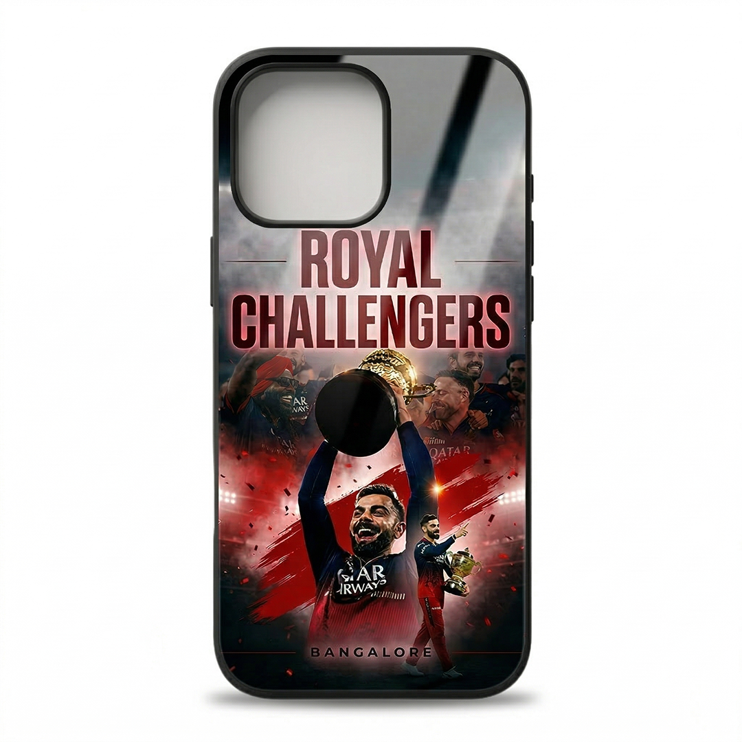 RCB Champions Glory - IPL Edition Metallic Glossy Finish TPU 360° Protection Phone Case - The Gifting Era