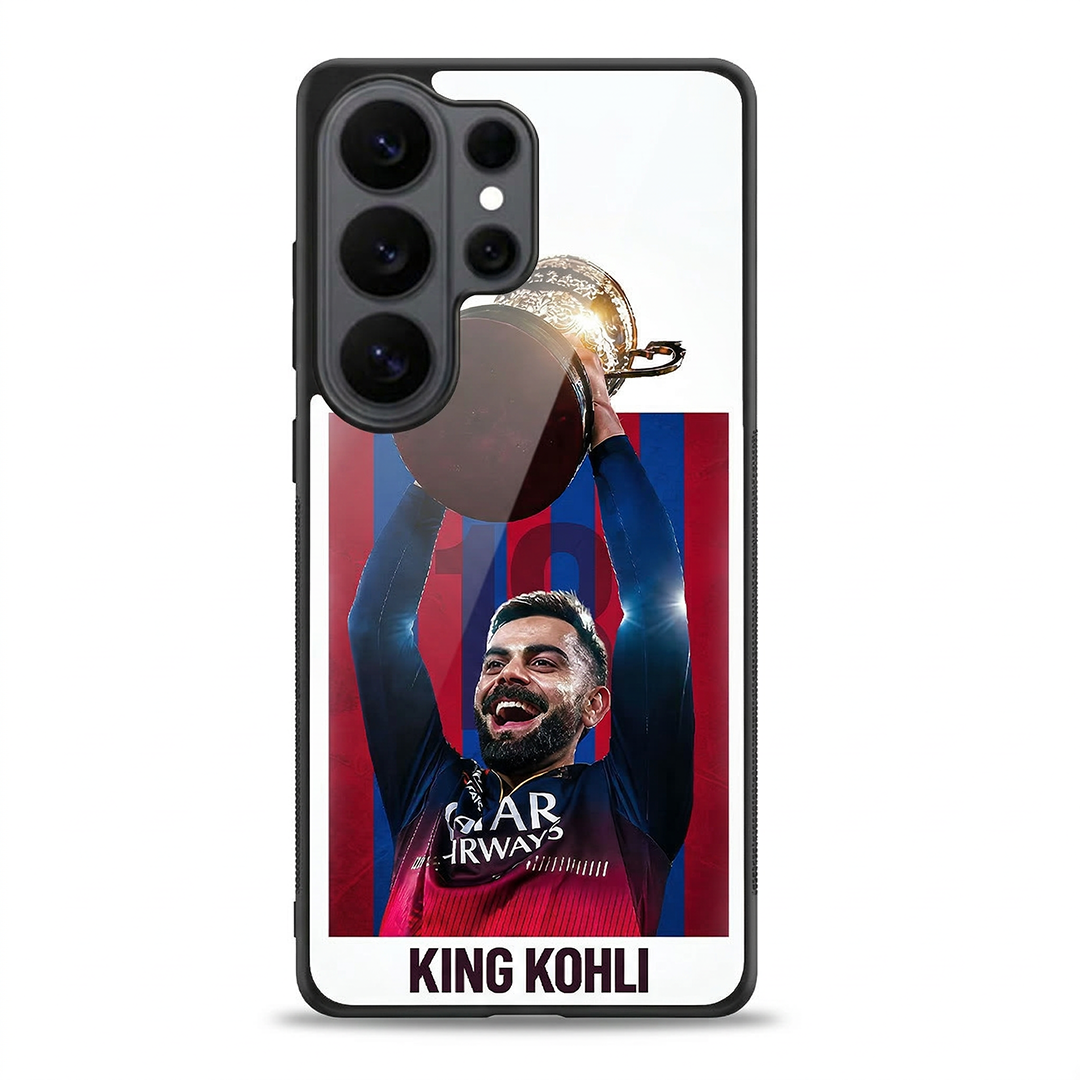 King Kohli Trophy Moment - IPL Edition Metallic Glossy Finish TPU 360° Protection Phone Case - The Gifting Era
