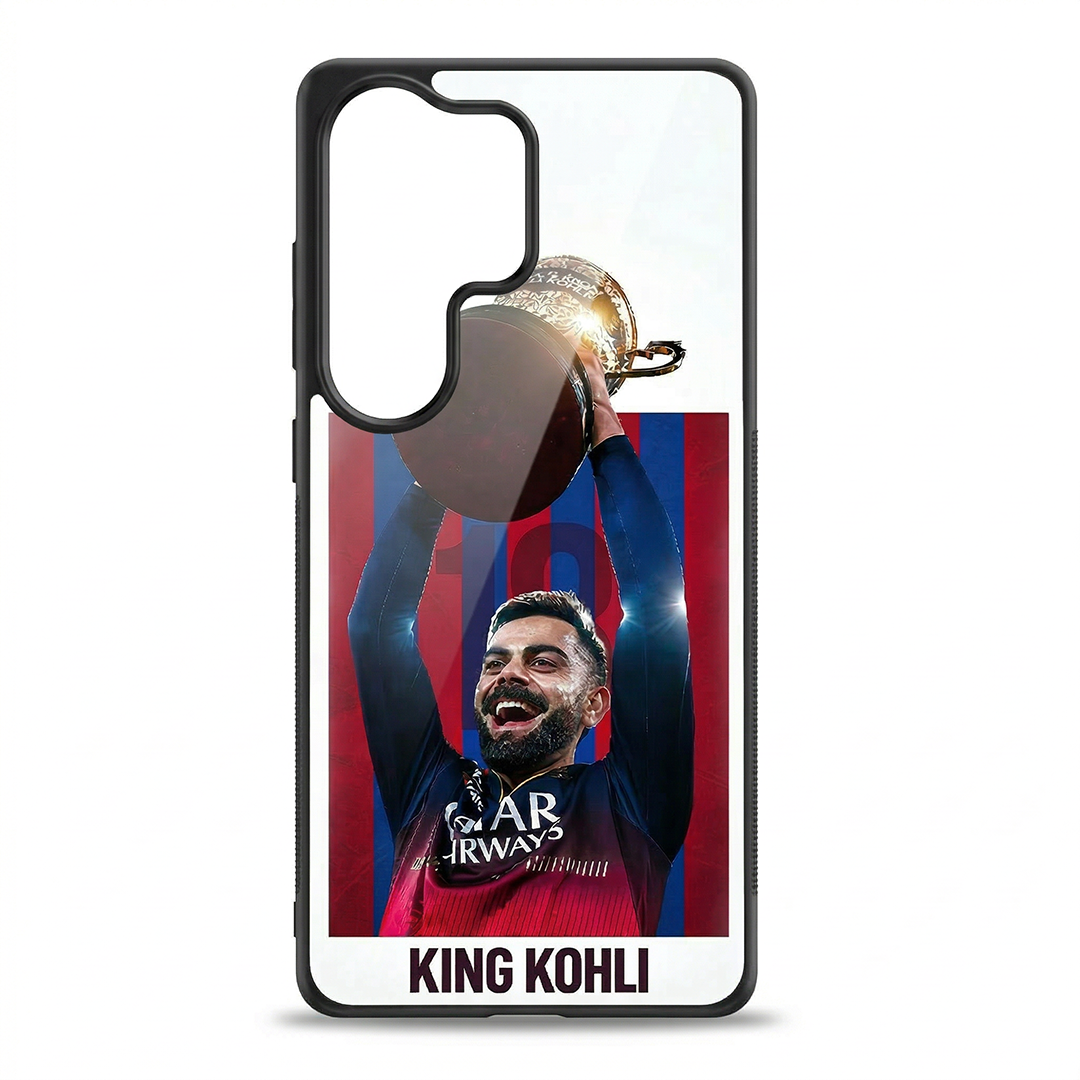 King Kohli Trophy Moment - IPL Edition Metallic Glossy Finish TPU 360° Protection Phone Case - The Gifting Era