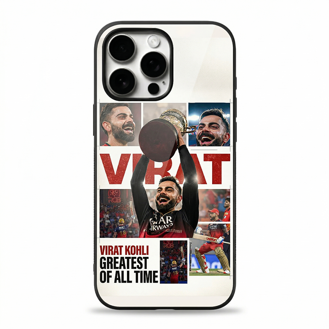 Virat Kohli (GOAT Edition) - IPL Edition Metallic Glossy Finish TPU 360° Protection Phone Case