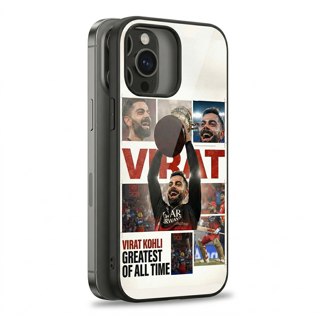 Virat Kohli (GOAT Edition) - IPL Edition Metallic Glossy Finish TPU 360° Protection Phone Case
