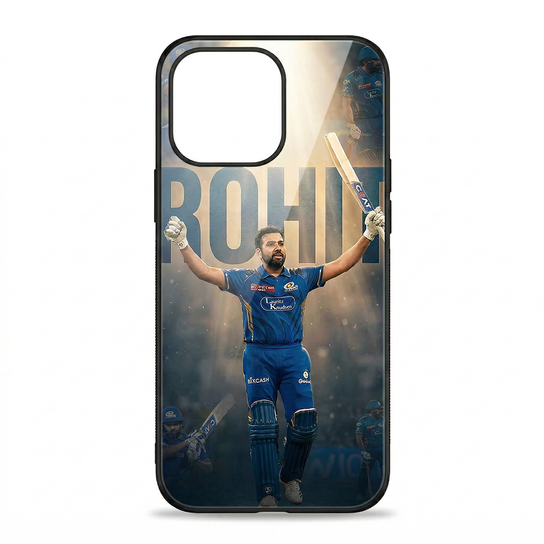 Hitman Rohit Sharma MI - IPL Edition Metallic Glossy Finish TPU 360° Protection Phone Case