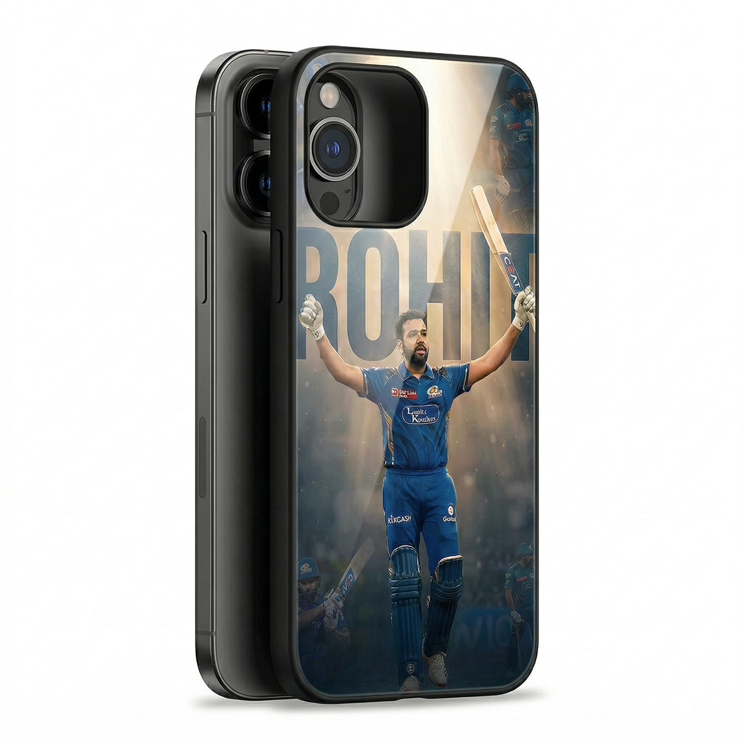 Hitman Rohit Sharma MI - IPL Edition Metallic Glossy Finish TPU 360° Protection Phone Case