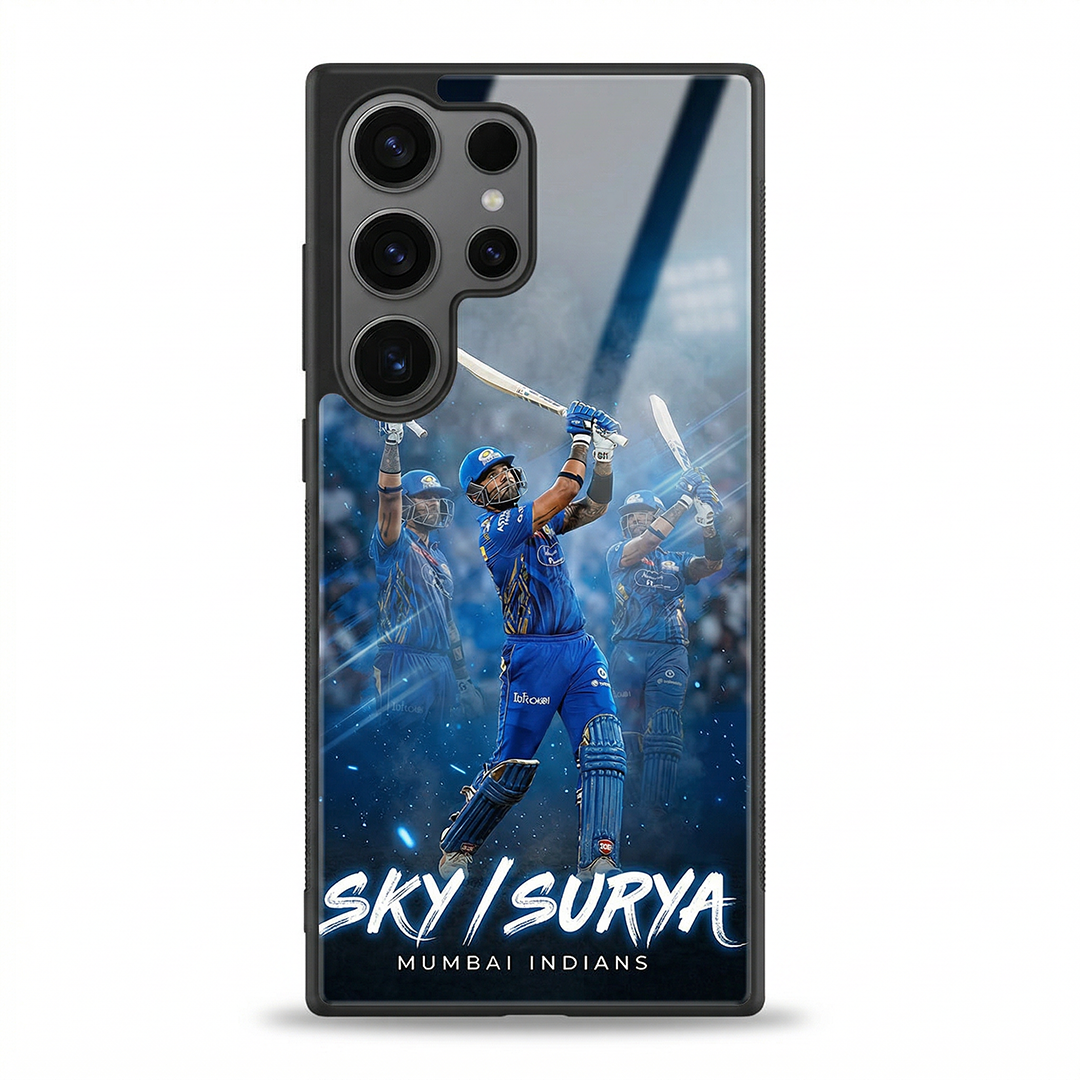 SKY Surya Mr. 360° MI Edition - IPL Edition Metallic Glossy Finish TPU 360° Protection Phone Case - The Gifting Era