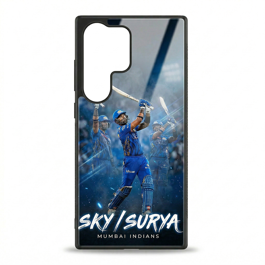 SKY Surya Mr. 360° MI Edition - IPL Edition Metallic Glossy Finish TPU 360° Protection Phone Case - The Gifting Era