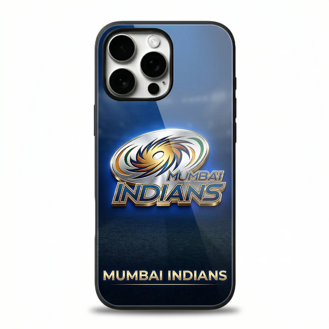 MI — Amchi Mumbai - IPL Edition Metallic Glossy Finish TPU 360° Protection Phone Case - The Gifting Era