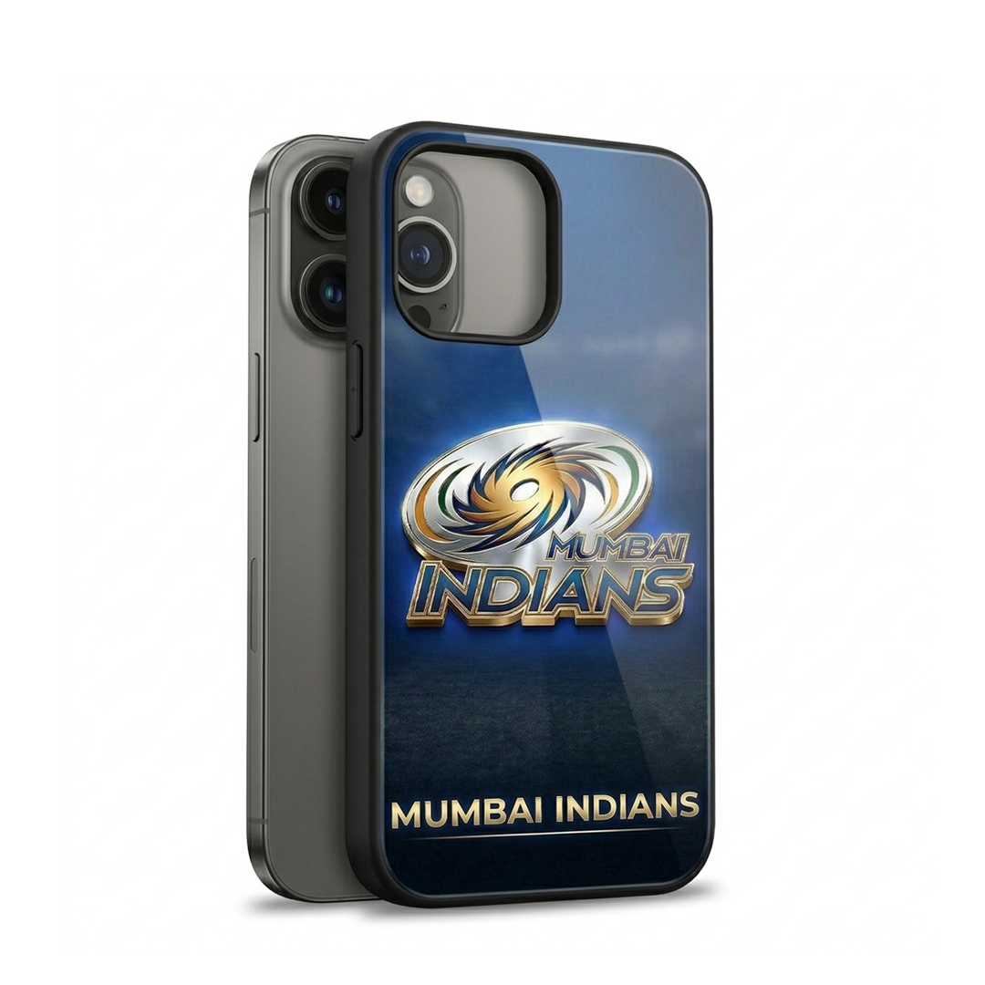 MI — Amchi Mumbai - IPL Edition Metallic Glossy Finish TPU 360° Protection Phone Case