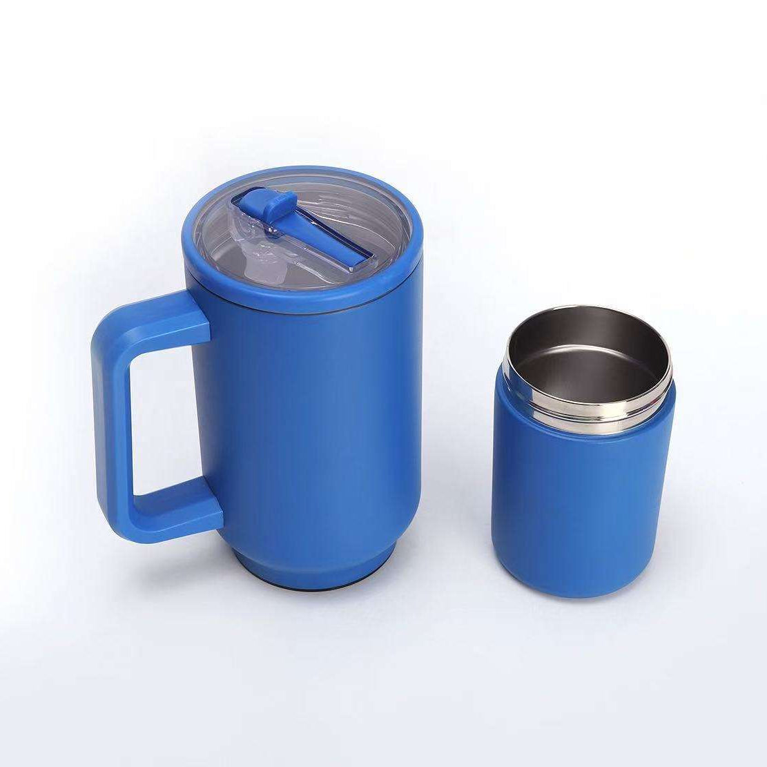 India's 1st - Personalised Sip & Eat Duo Vacuum Insulated 800ML Sipper Tumbler With 400ML Food Jar