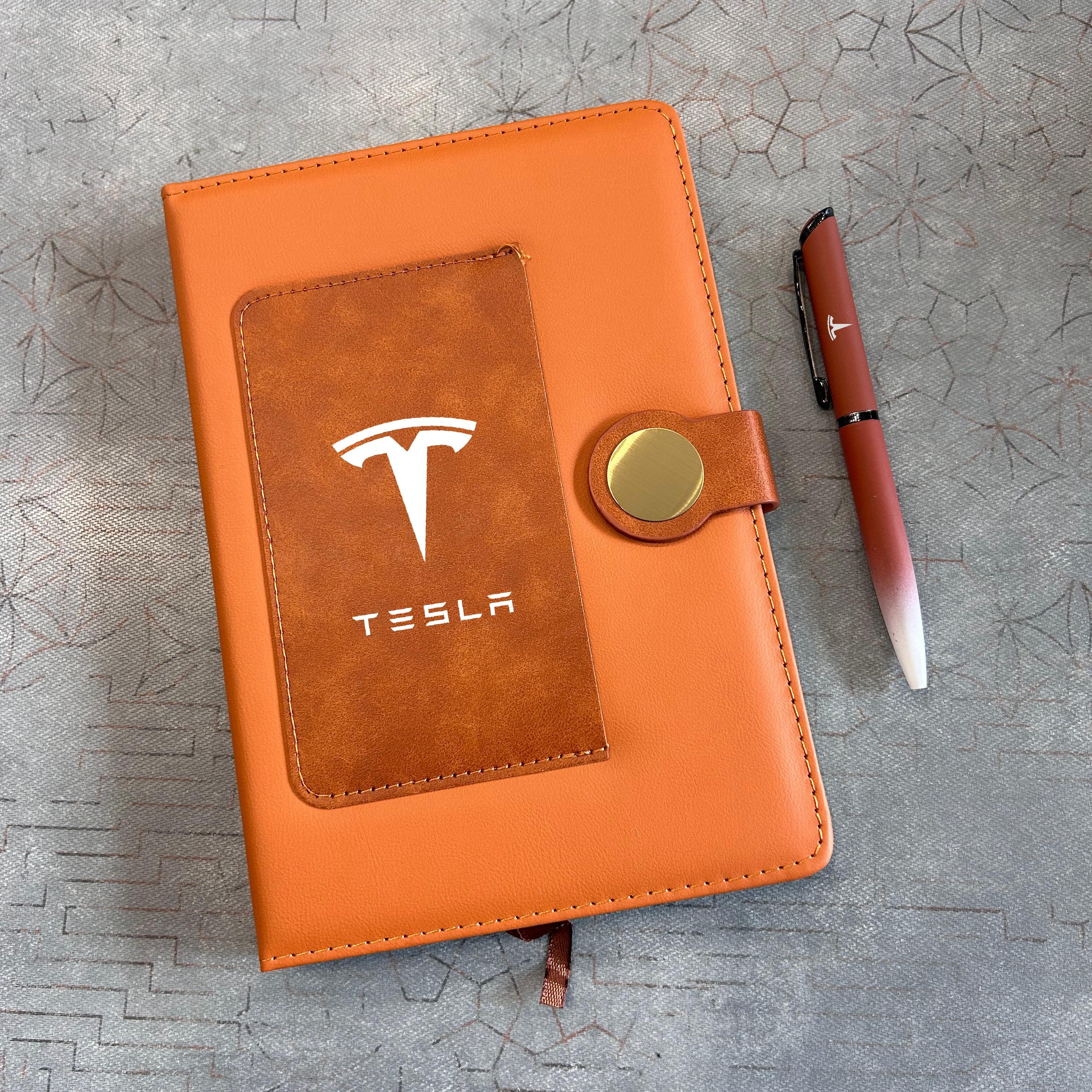 Personalised Premium Travel Leather Diary & Pen Set