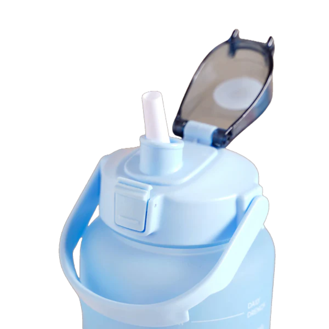 Motivational Sport & Gym Water Bottle - Set of 3 - Blue & Orange - 7 - The Gifting Era