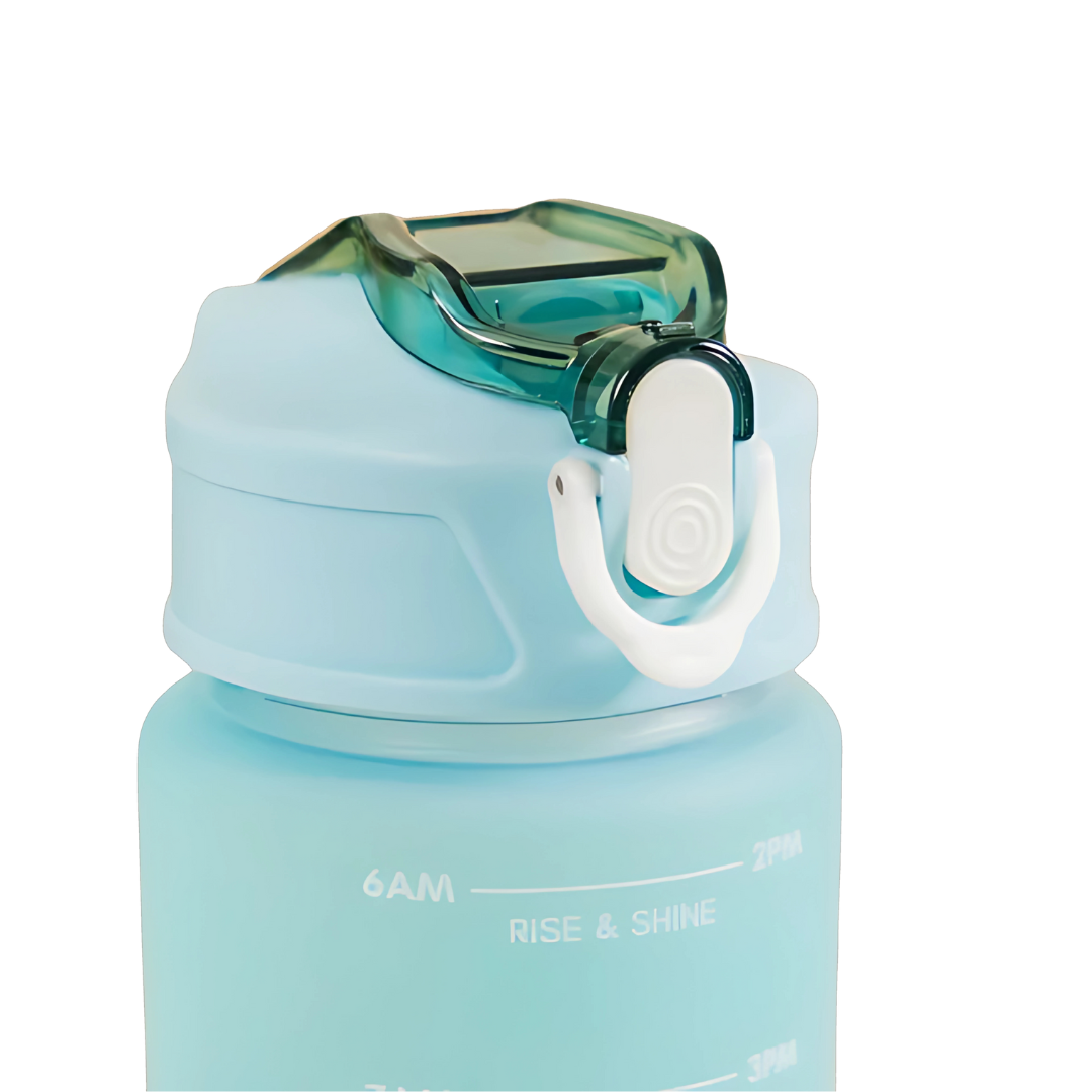 Motivational Sport & Gym Water Bottle - Set of 3 - Green & Lavender - 8 - The Gifting Era
