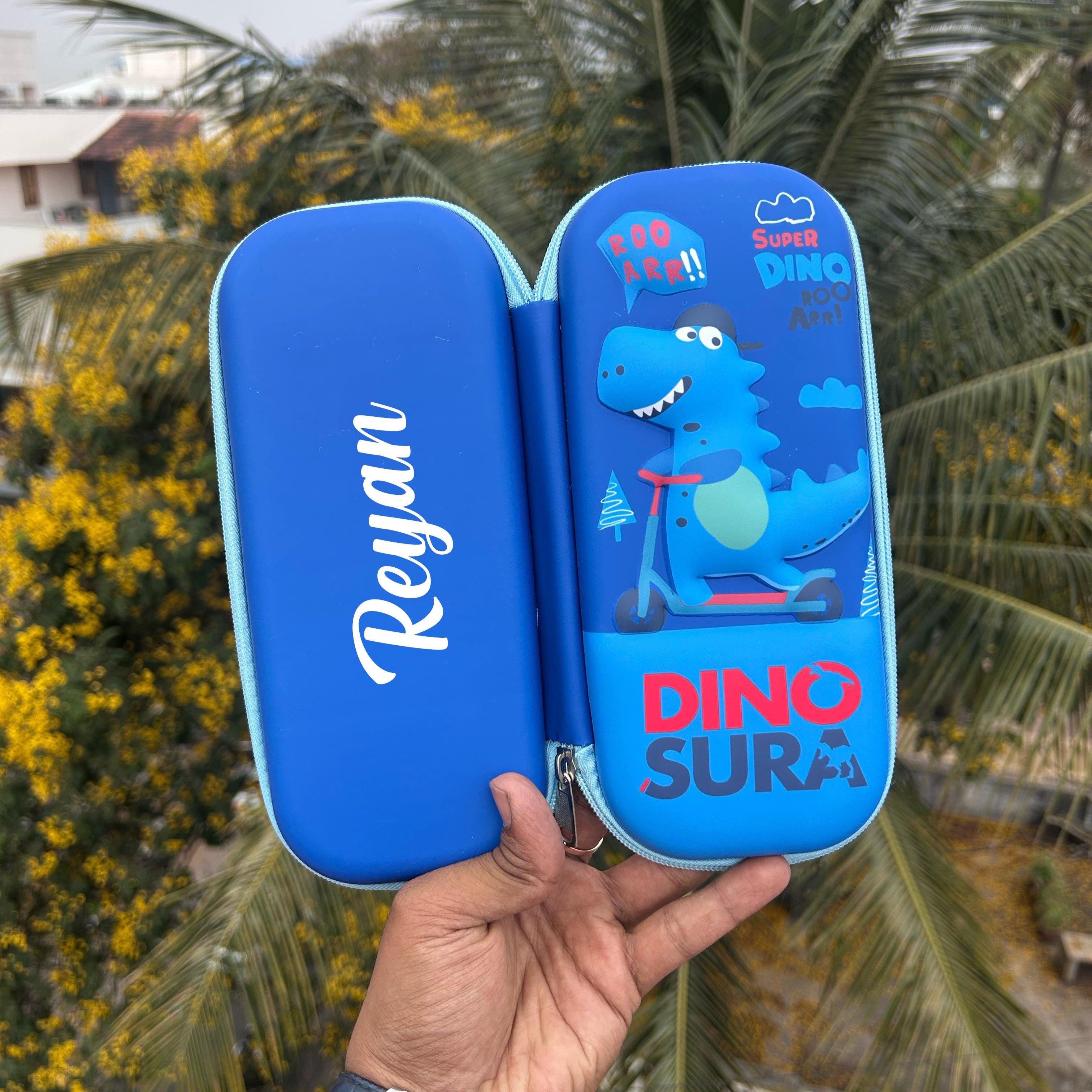 Personalised 3D Kids Stationary Organiser Pouch - The Gifting Era 