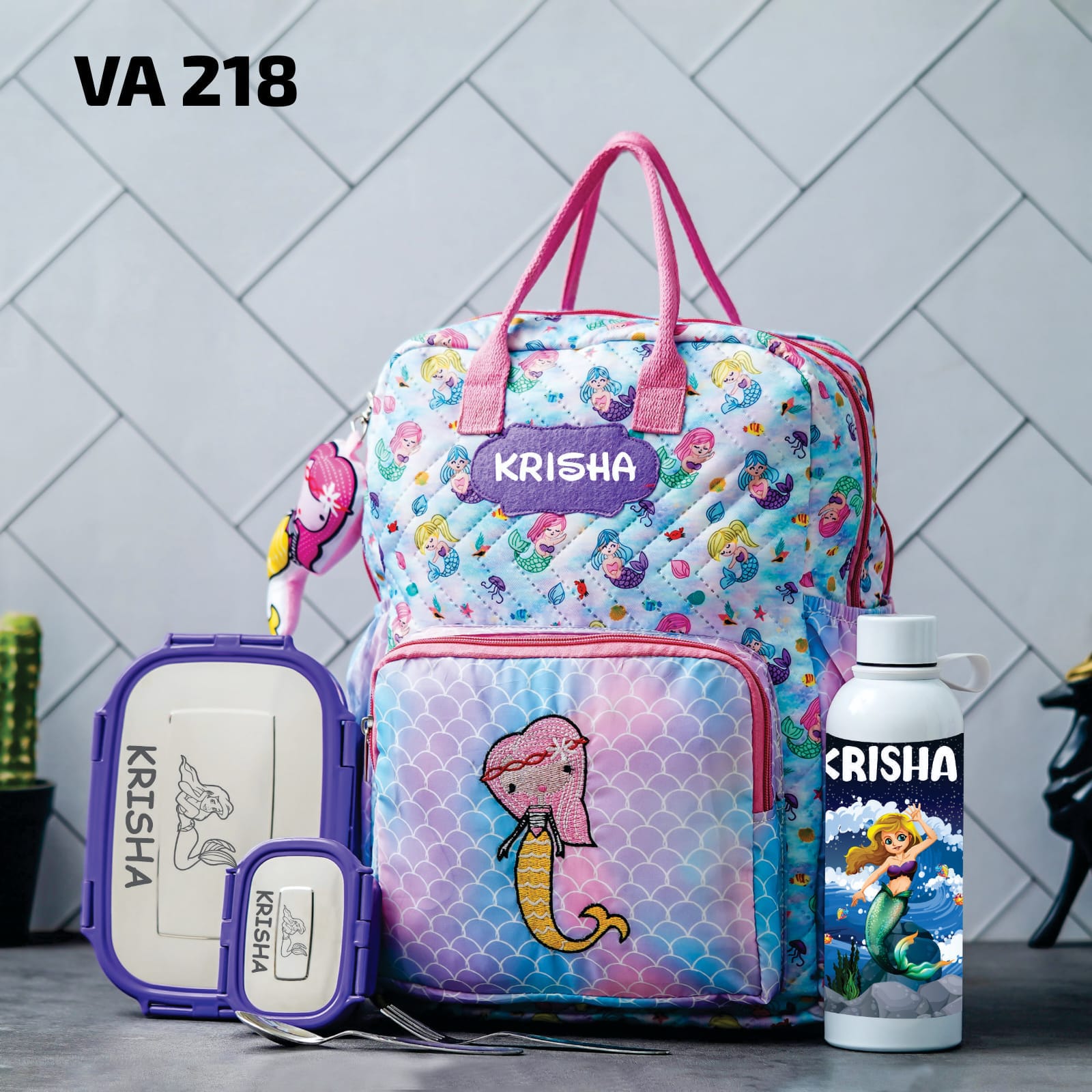 Personalised Kids Back 2 School Combo Pack of 3 (VA216-VA228) - The Gifting Era 