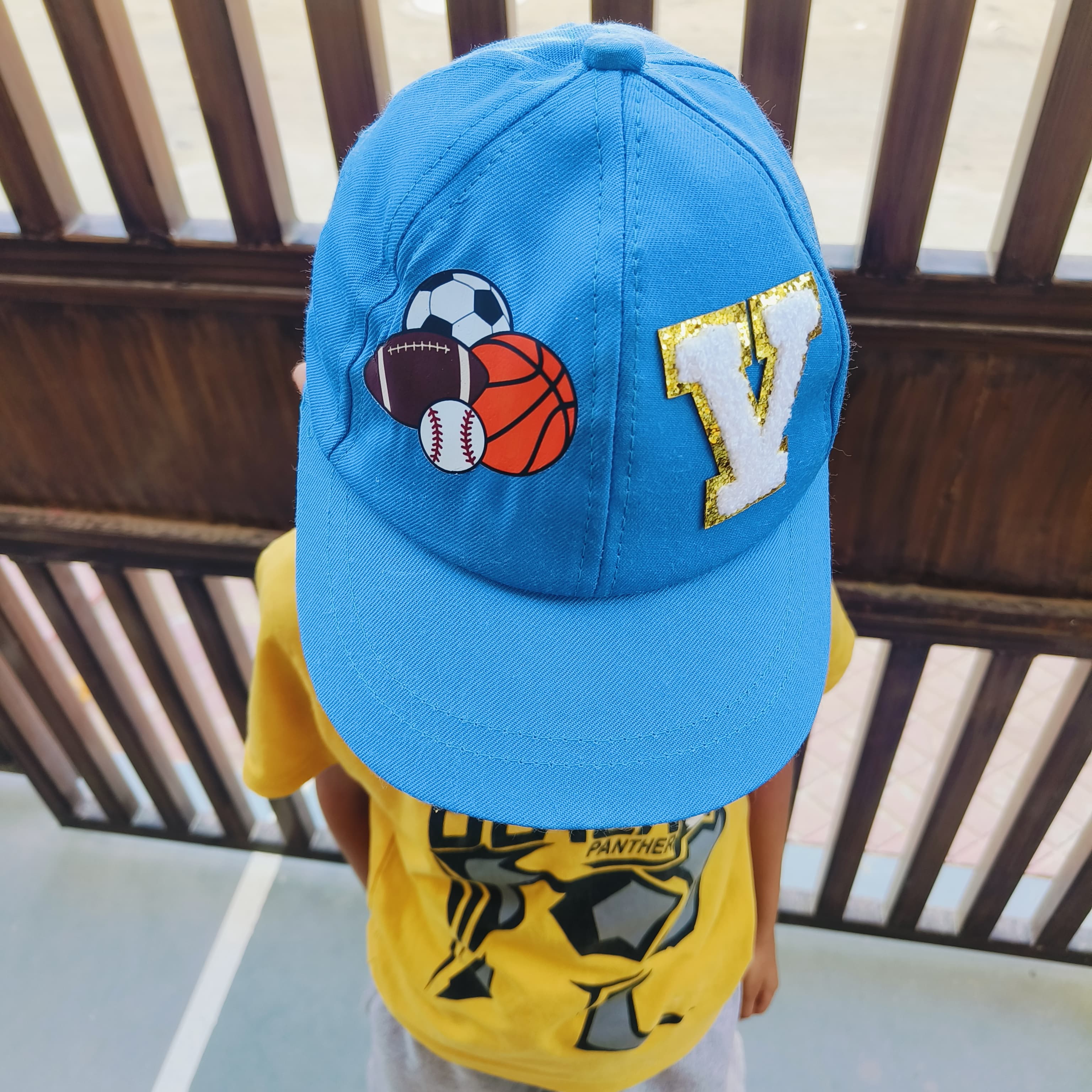 Personalised Kids Cap with Theme & Initial - Best for your Kids - The Gifting Era