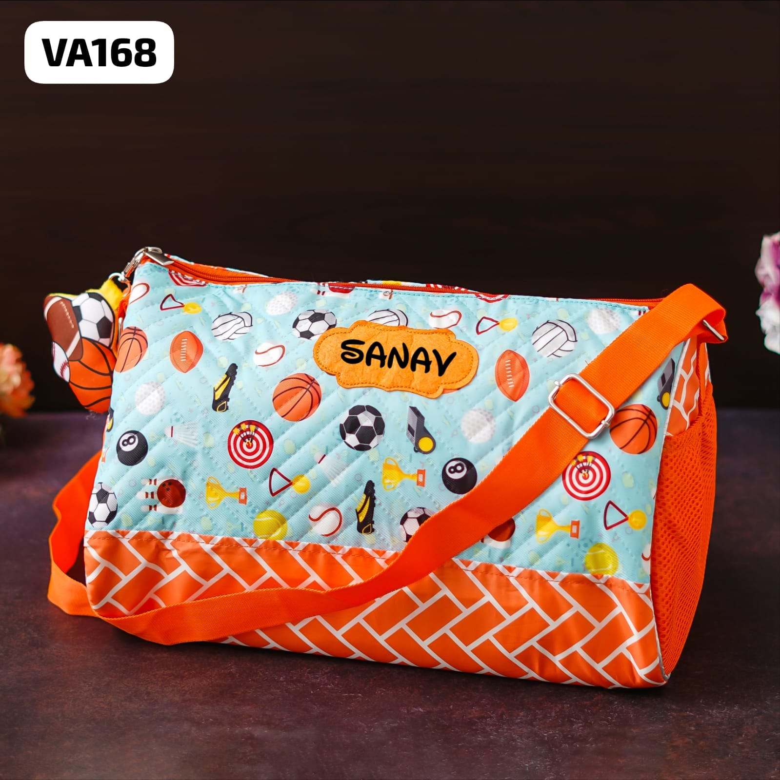 Personalised Kids Premium Duffle Bag (VA165 - VA172) - The Gifting Era