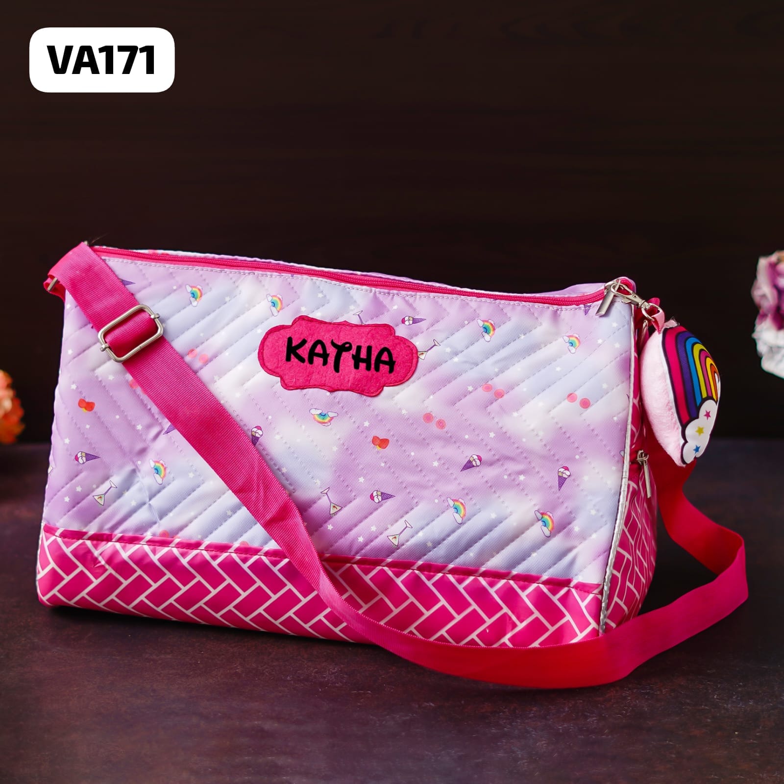 Personalised Kids Premium Duffle Bag (VA165 - VA172) - The Gifting Era