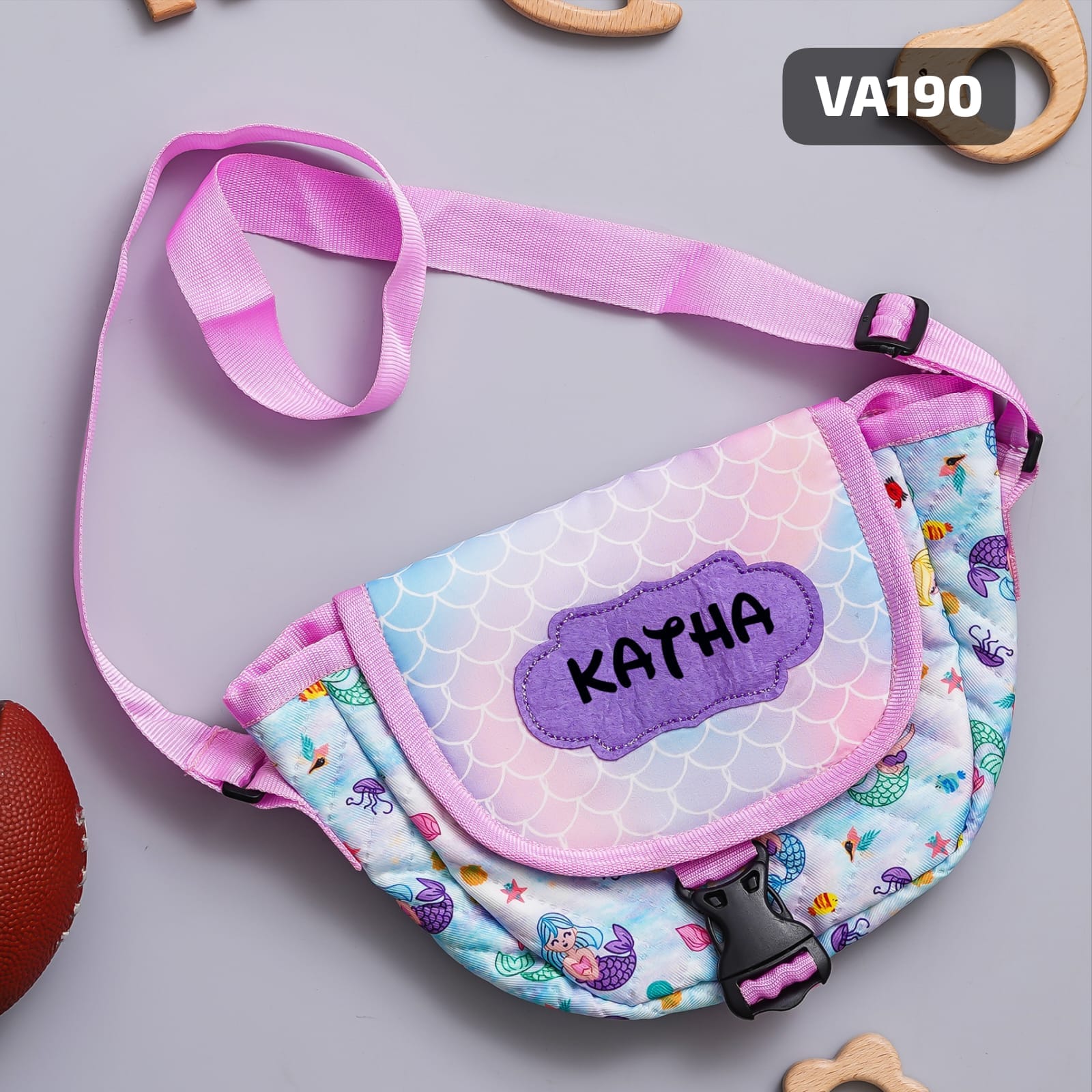 Personalised Kids Premium Fashionable Sling Bag (VA184 - VA193) - The Gifting Era